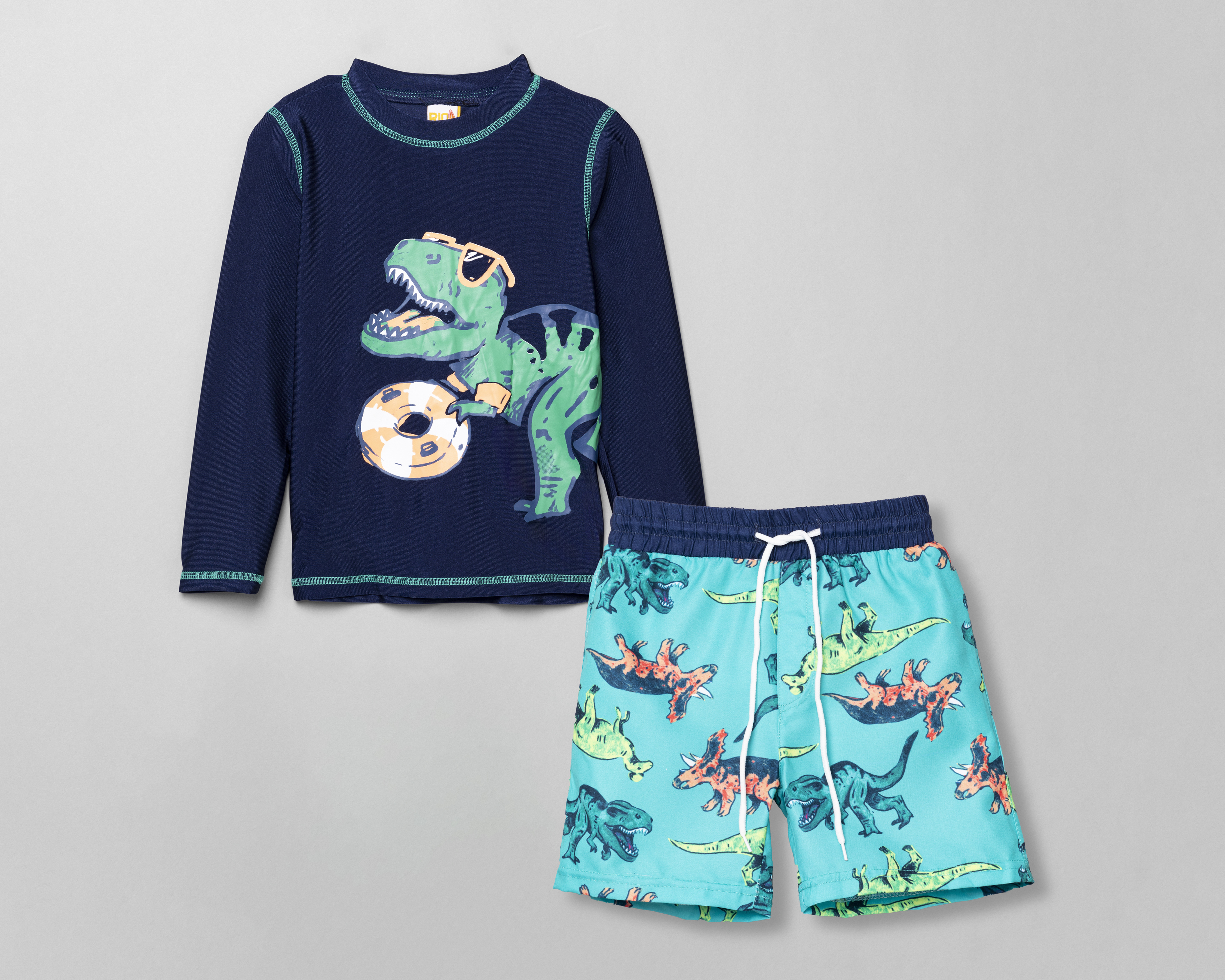 Foto 2 pulgar | Foto 1 | Traje de Baño Rio Beach Estampado para Niño 2 Piezas