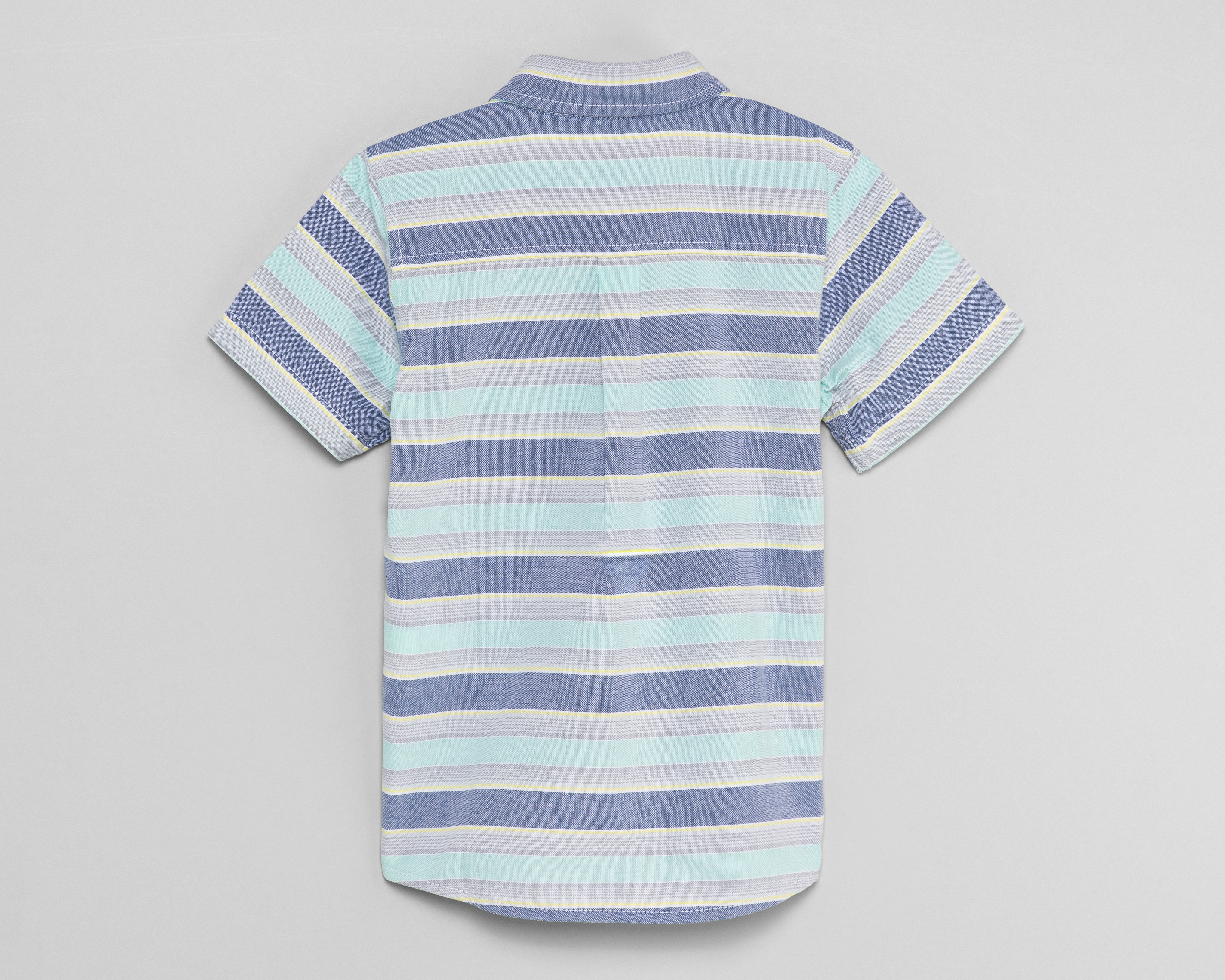 Foto 3 pulgar | Foto 2 | Camisa Refill Manga Corta a Rayas para Niño