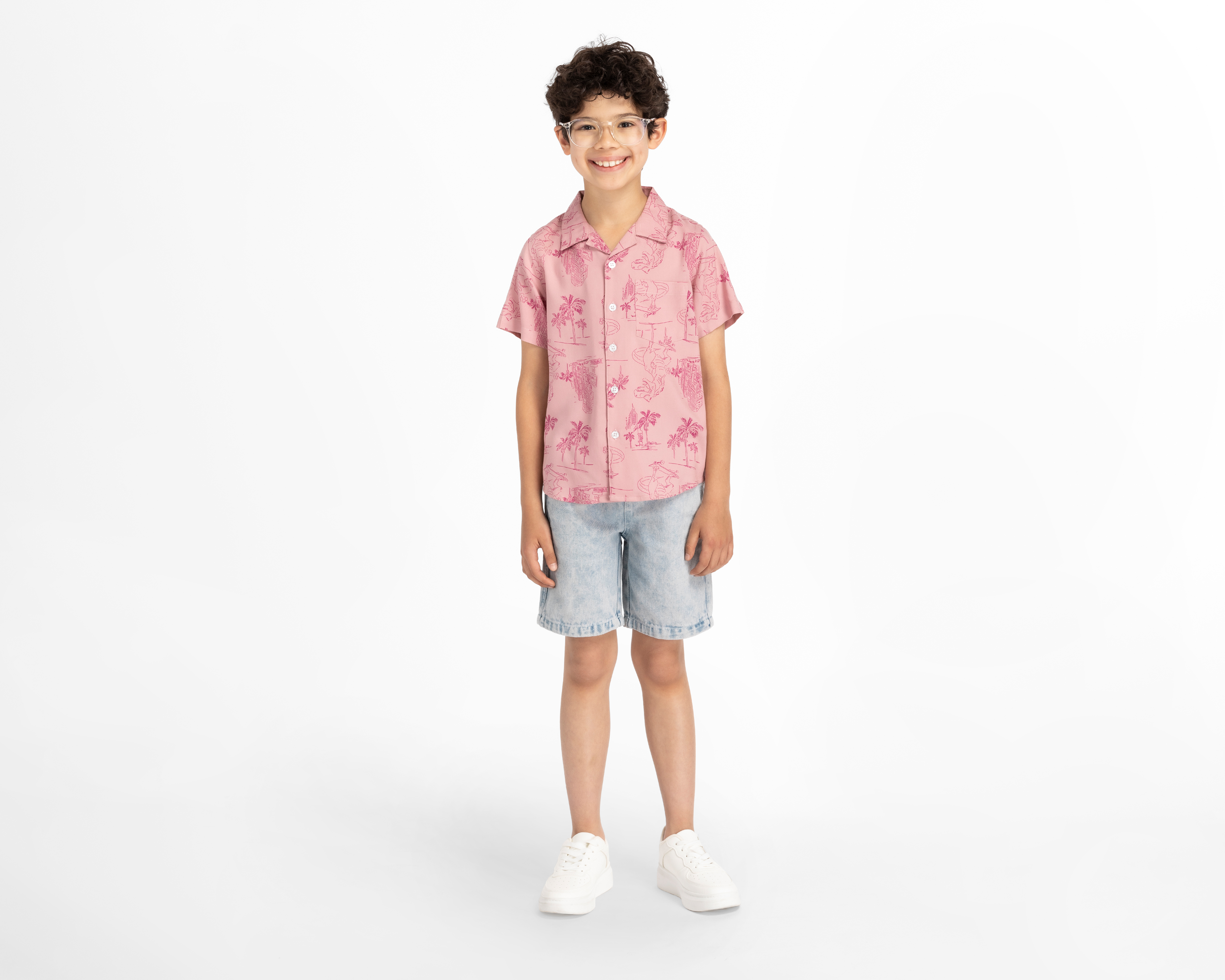 Foto 3 | Foto 3 | Camisa Refill Manga Corta con Print de Dinosaurios para Niño