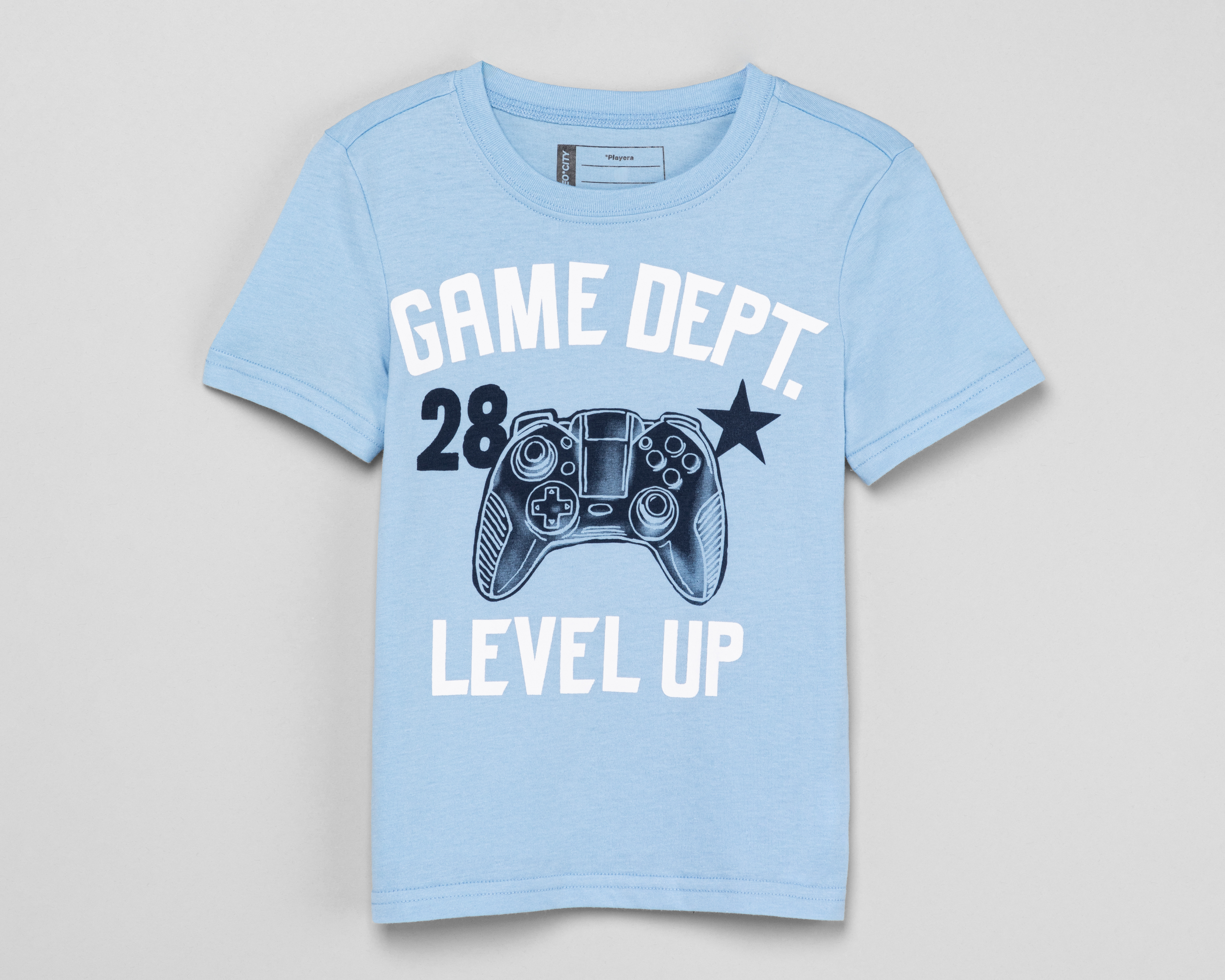 Foto 1 | Foto 1 | Playera Neo*City Manga Corta Estampada para Niño