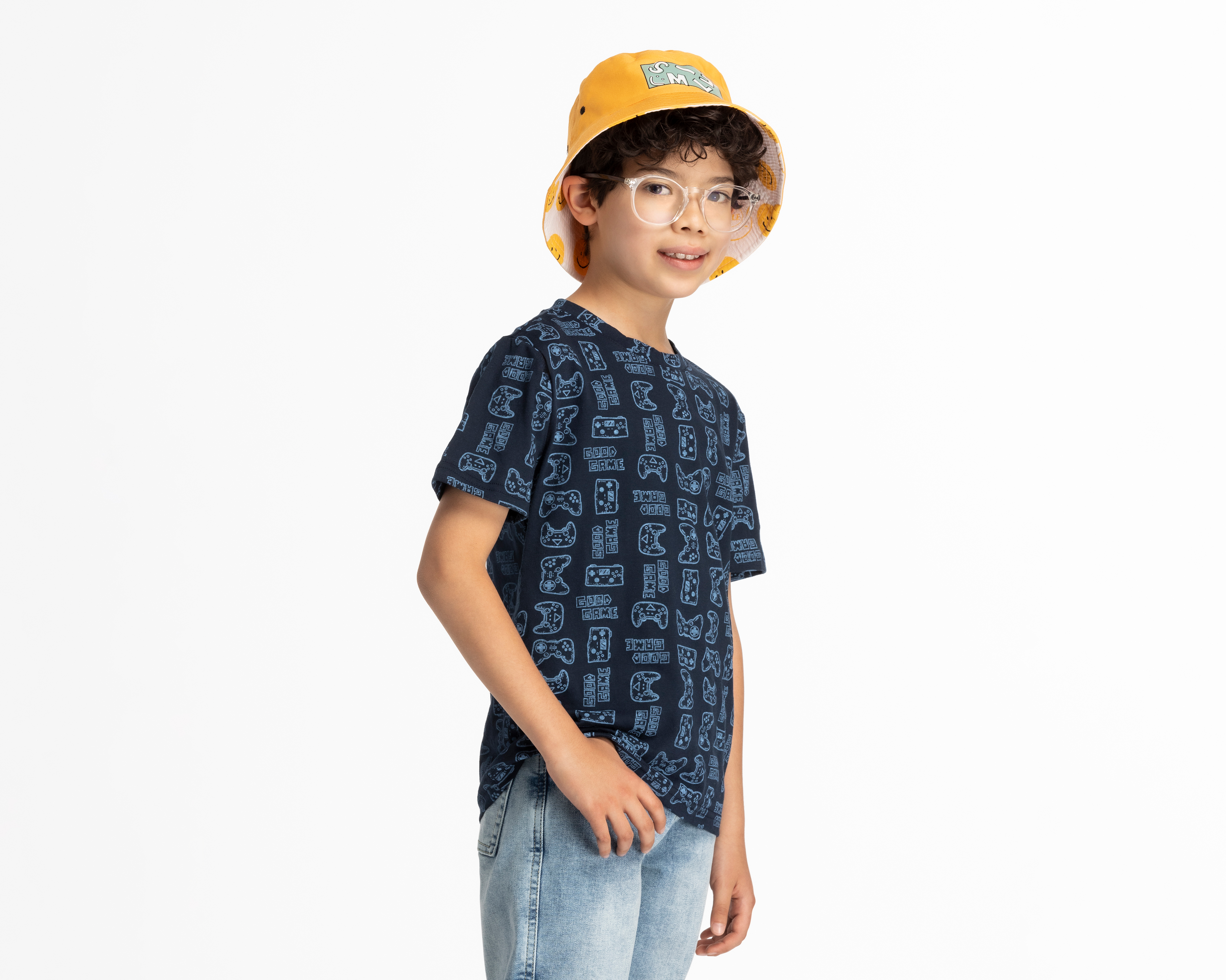 Foto 1 | Foto 1 | Playera Neo*City Manga Corta Estampada para Niño