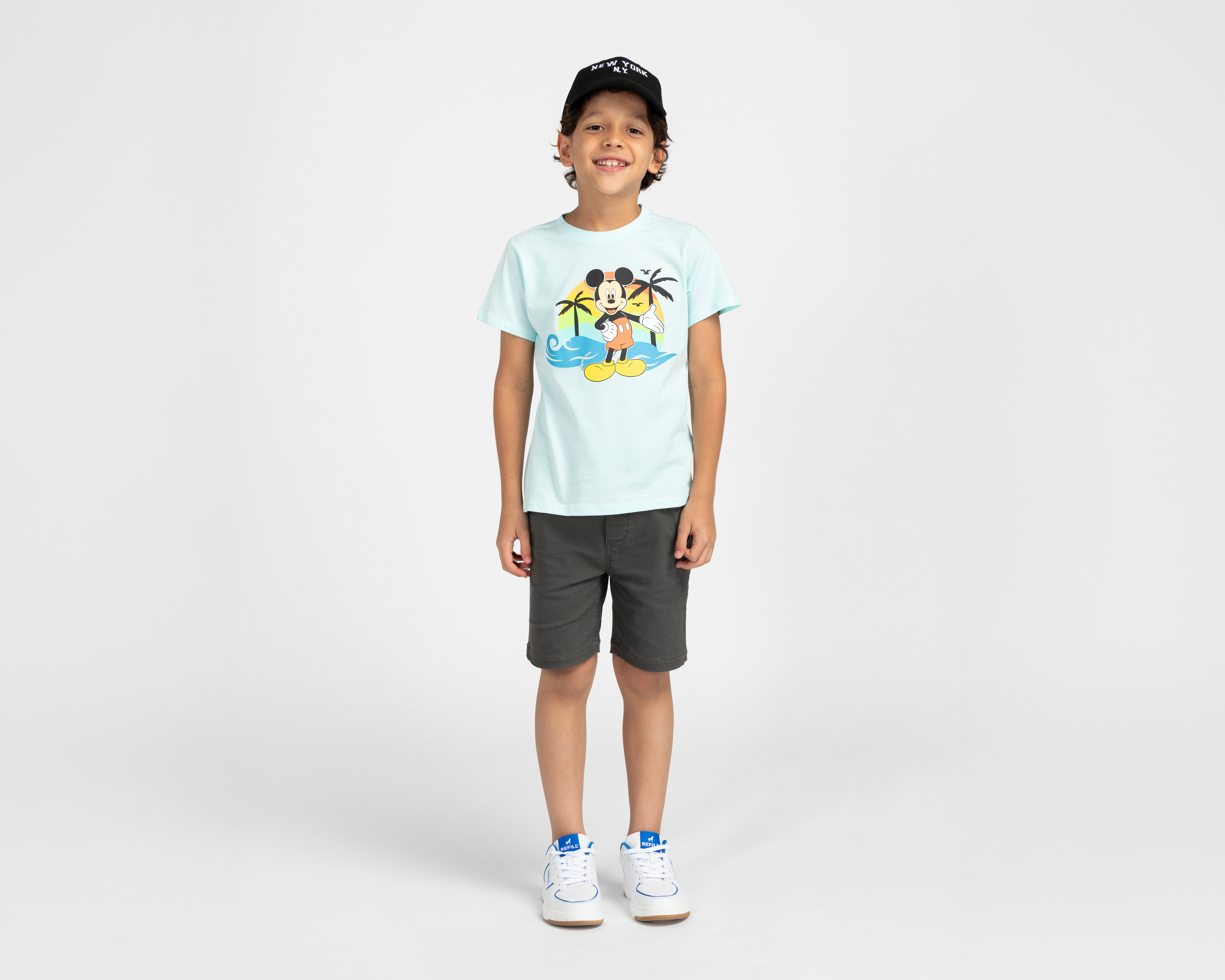 Foto 2 | Foto 2 | Playera Disney Mickey Mouse Manga Corta para Niño