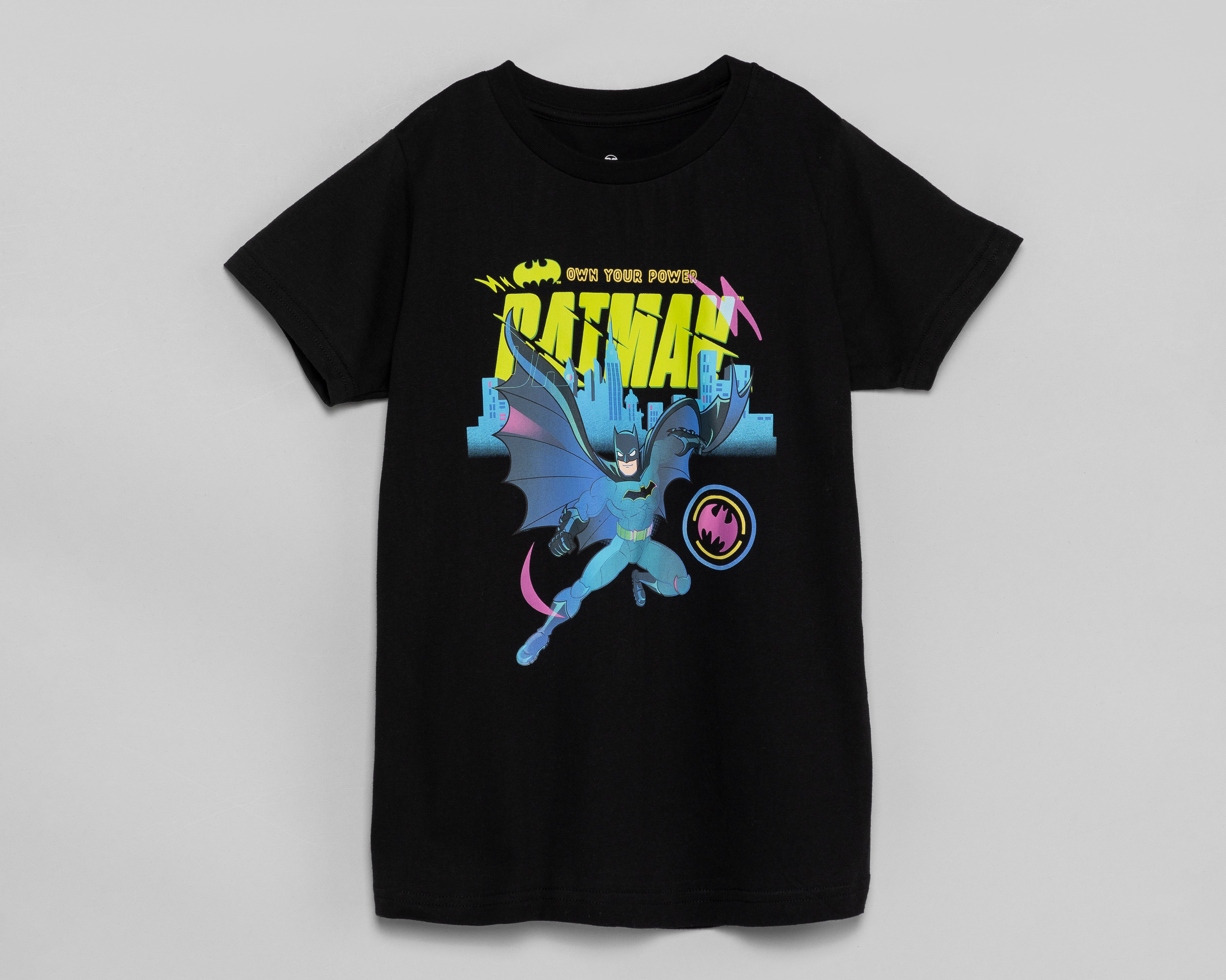 Playera Batman Manga Corta Estampada para Niño