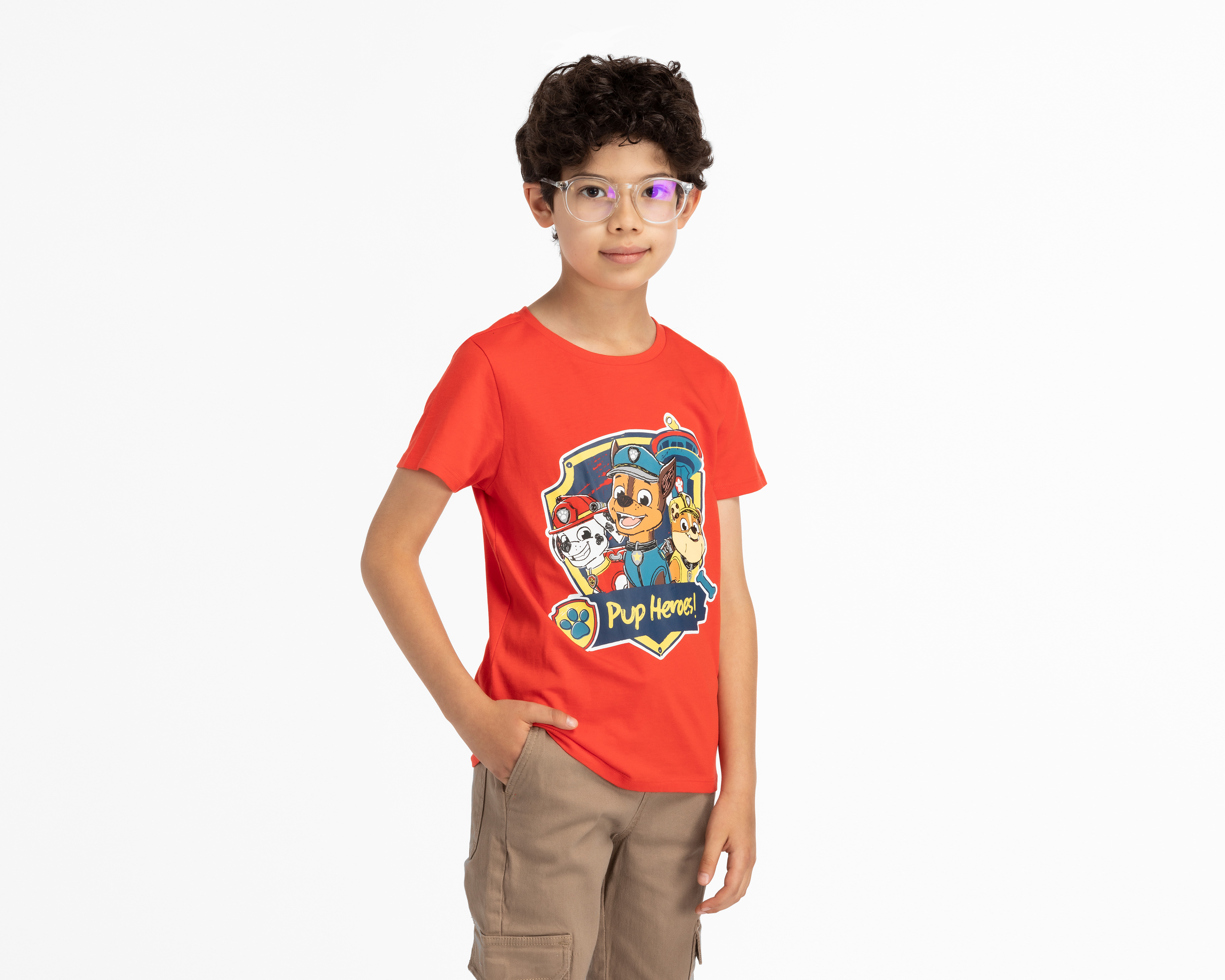 Foto 2 pulgar | Foto 1 | Playera Paw Patrol Manga Corta Estampada para Niño