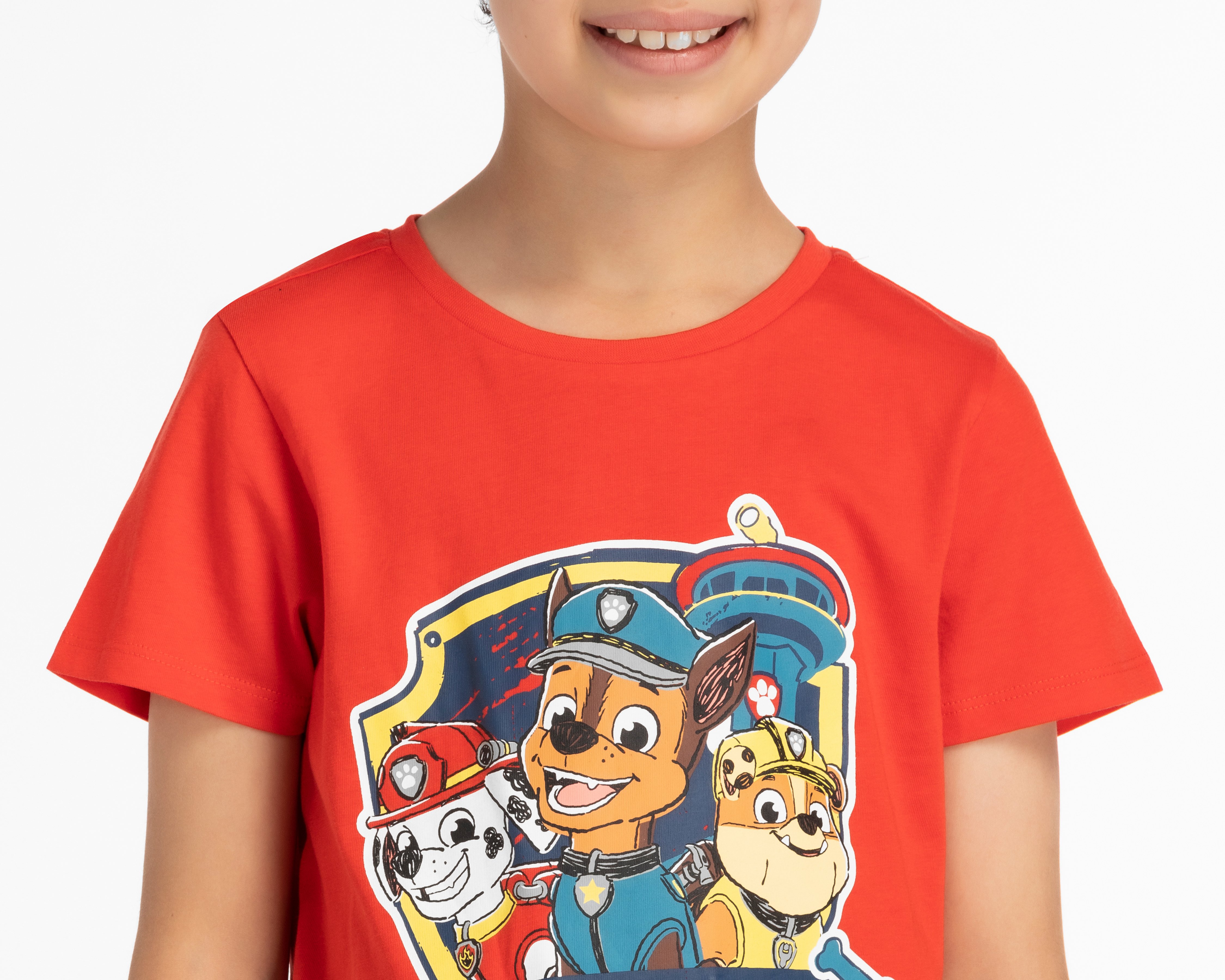 Foto 4 | Foto 4 | Playera Paw Patrol Manga Corta Estampada para Niño