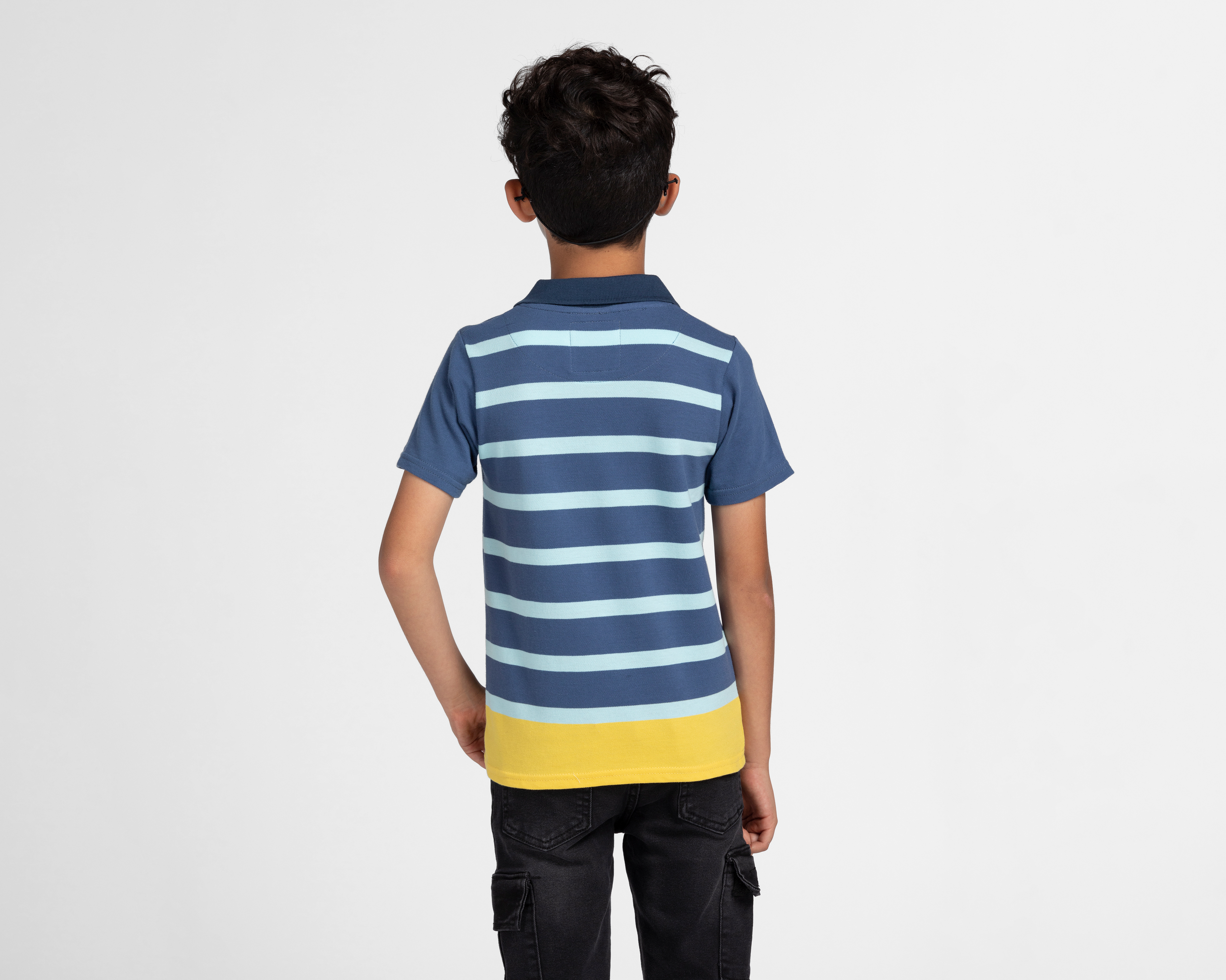 Foto 2 | Foto 2 | Playera Refill Manga Corta a Rayas para Niño