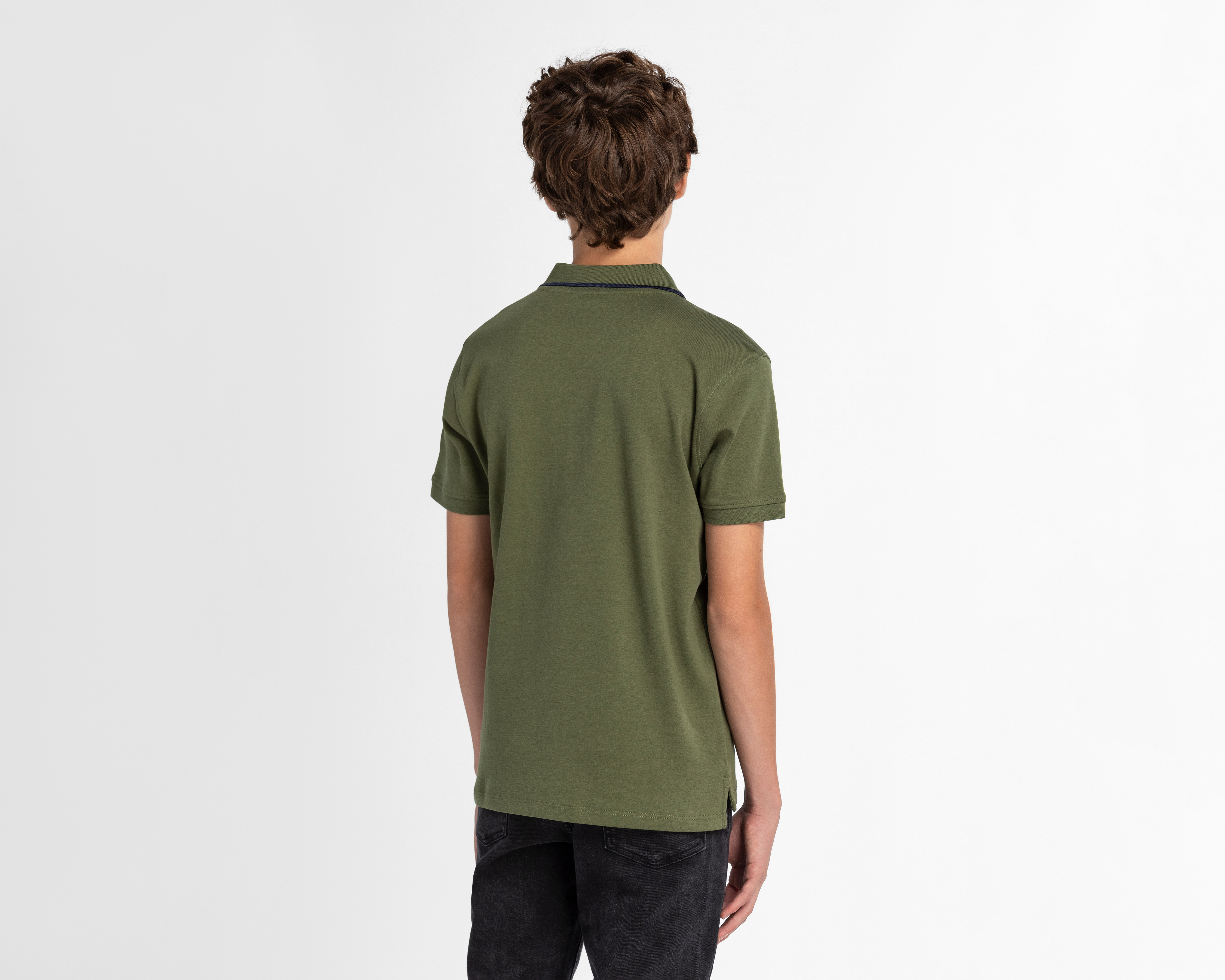 Foto 3 pulgar | Foto 2 | Playera York Team Polo Club Manga Corta Juvenil