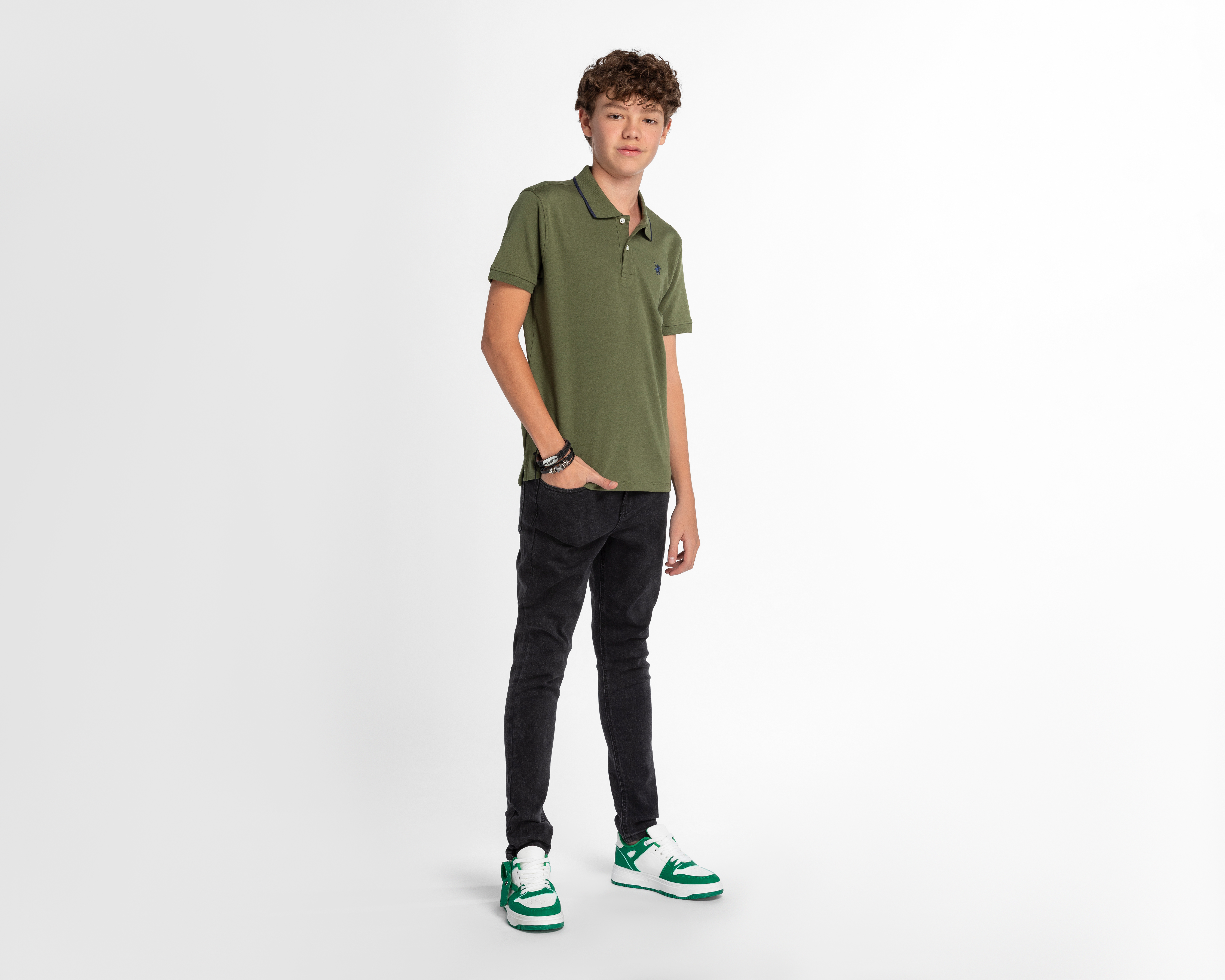 Foto 3 | Foto 3 | Playera York Team Polo Club Manga Corta Juvenil