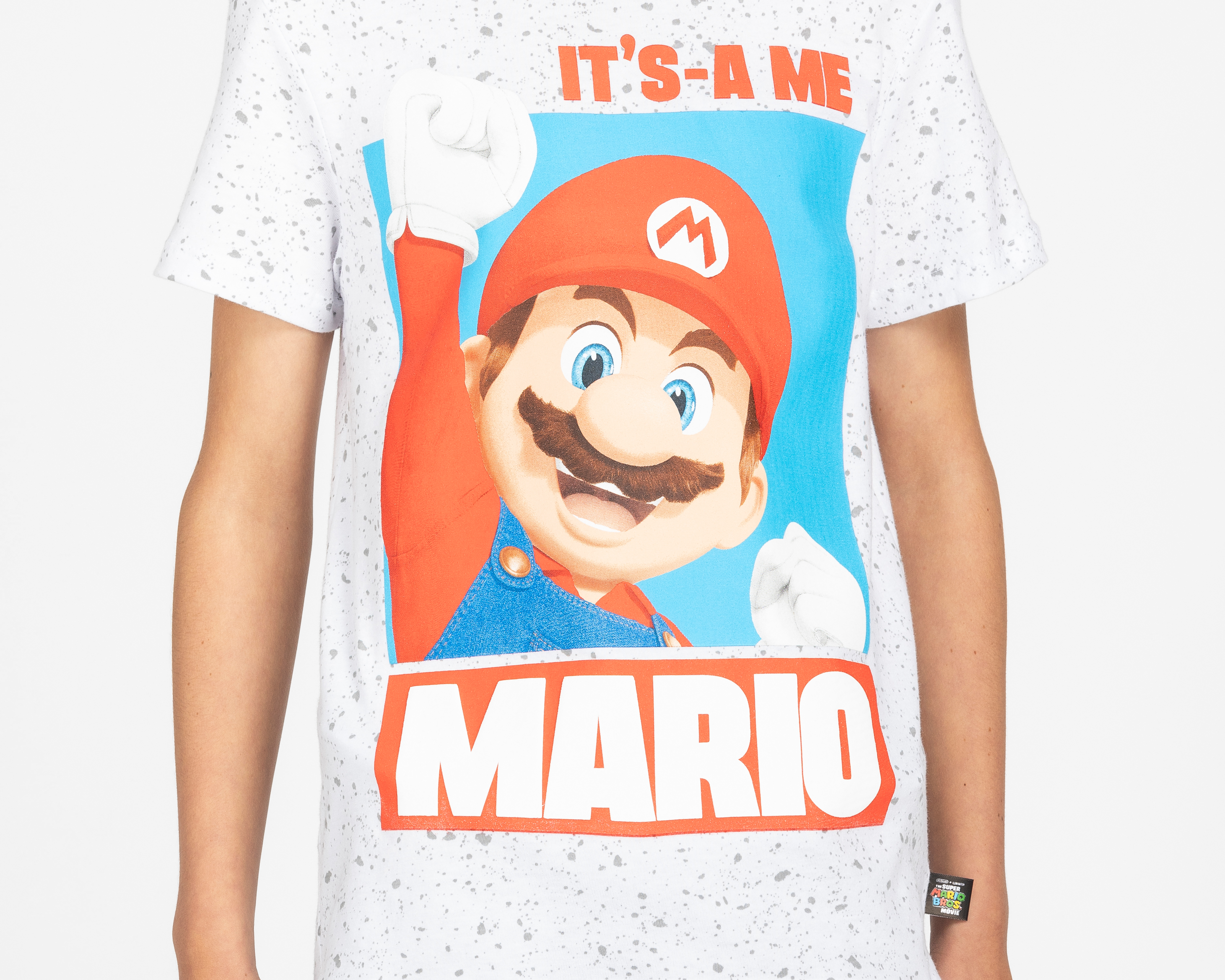 Foto 4 pulgar | Foto 3 | Playera Mario Bros. Estampada Juvenil