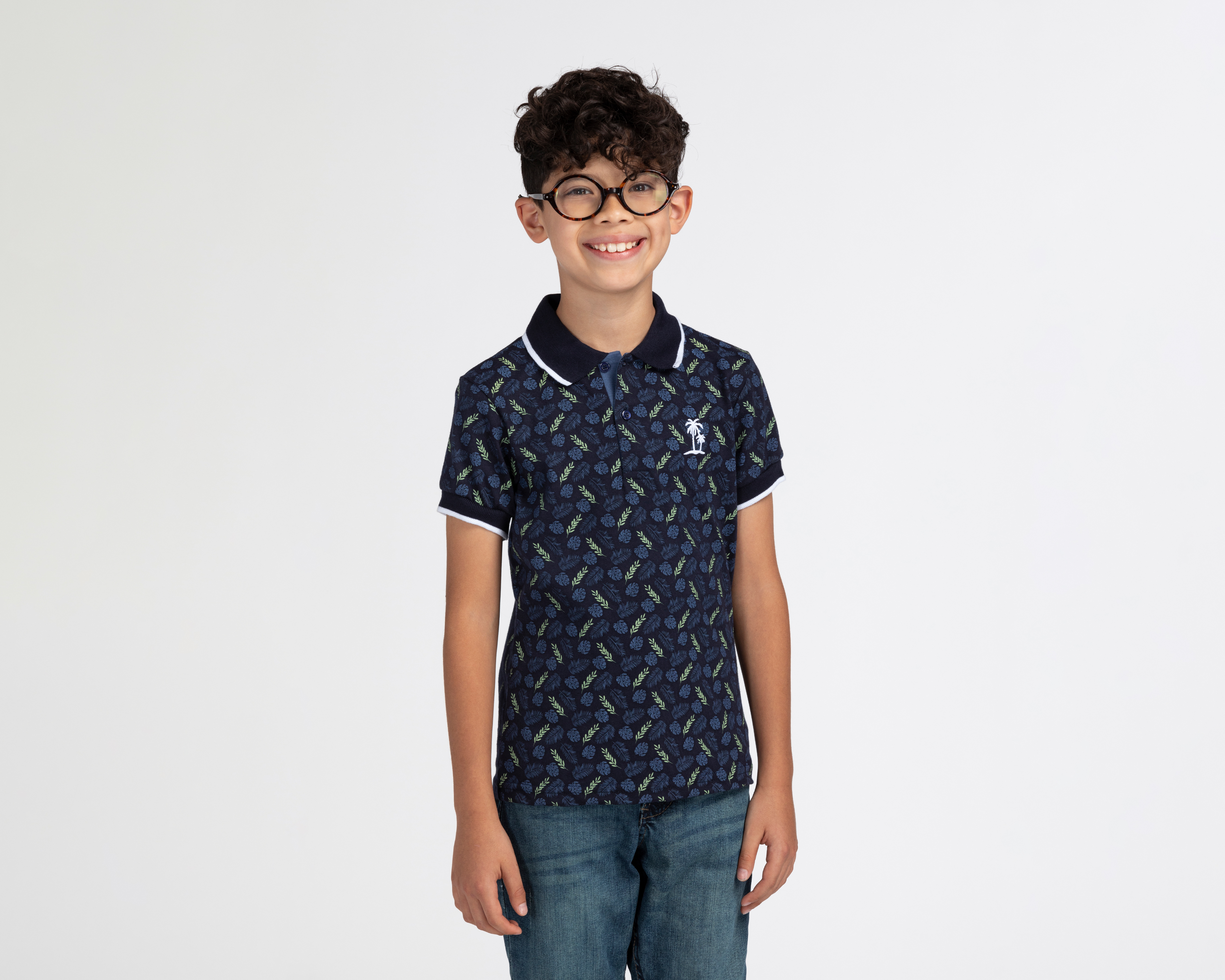 Playera Refill Manga Corta Estampada para Niño