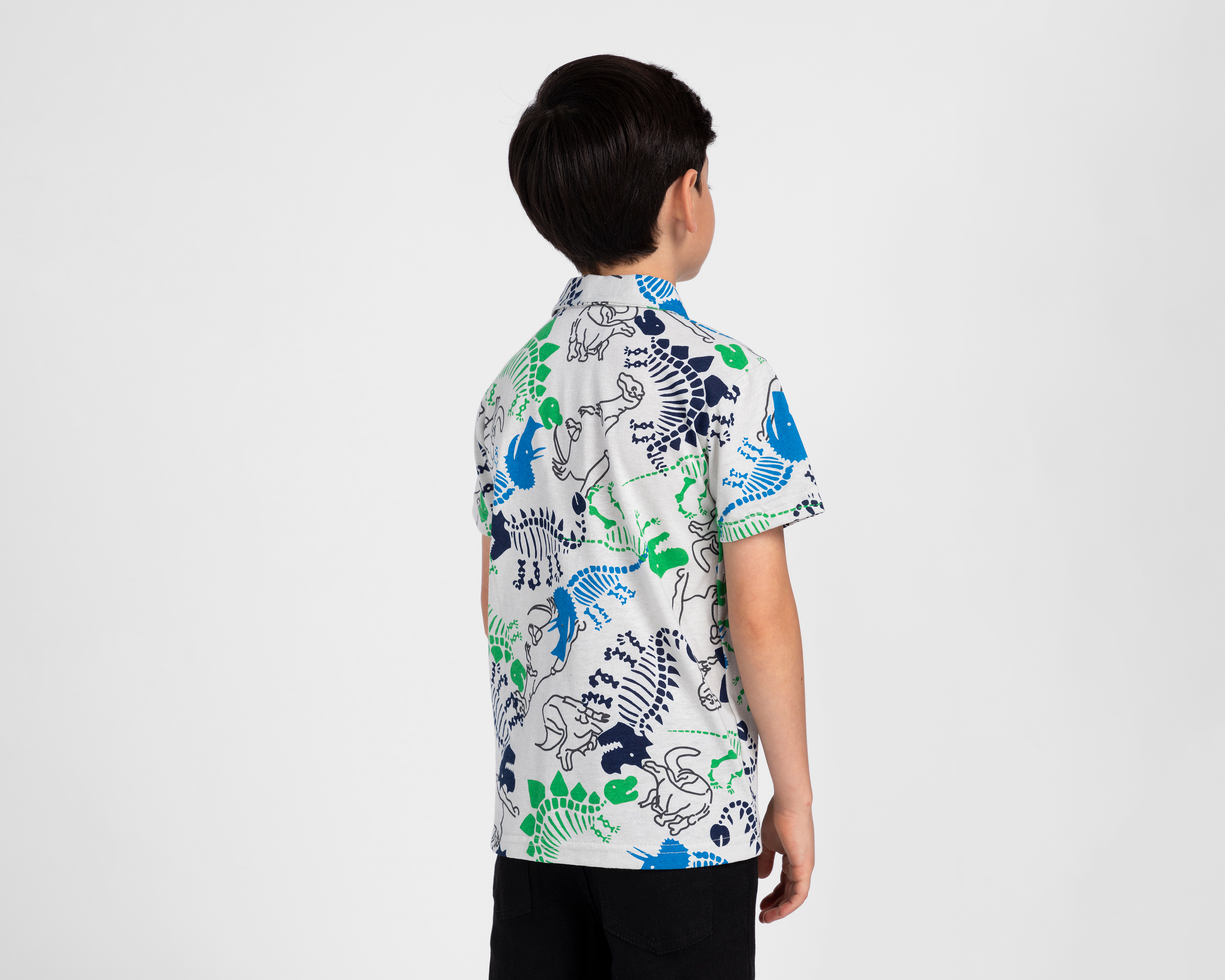 Foto 4 pulgar | Foto 3 | Playera Neo*City Estampada para Niño