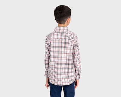 Foto 2 | Foto 2 | Camisa Refill Manga Larga a Cuadros para Niño