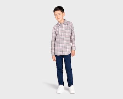 Foto 3 | Foto 3 | Camisa Refill Manga Larga a Cuadros para Niño