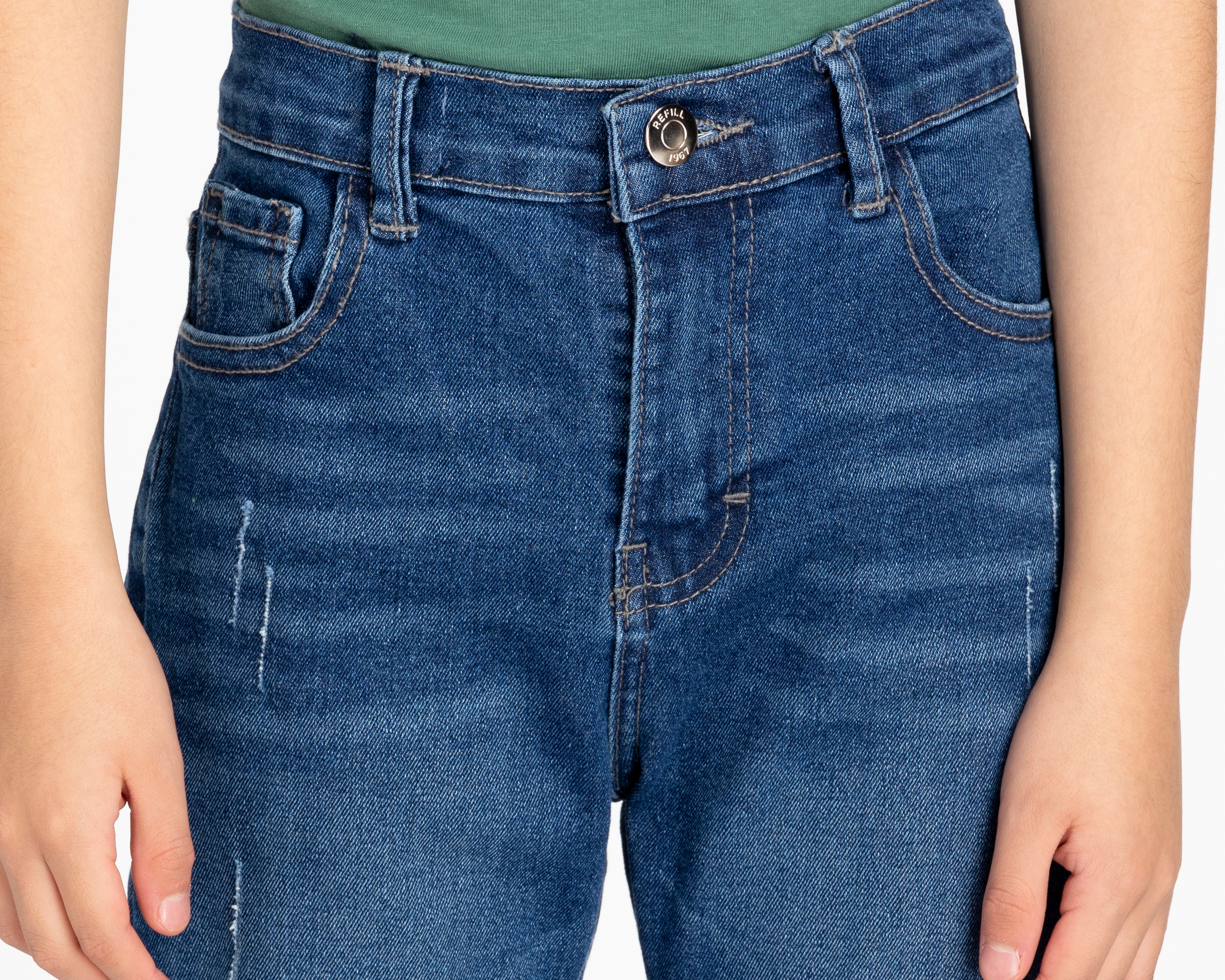 Foto 5 pulgar | Foto 4 | Pantalón Refill Skinny para Niño