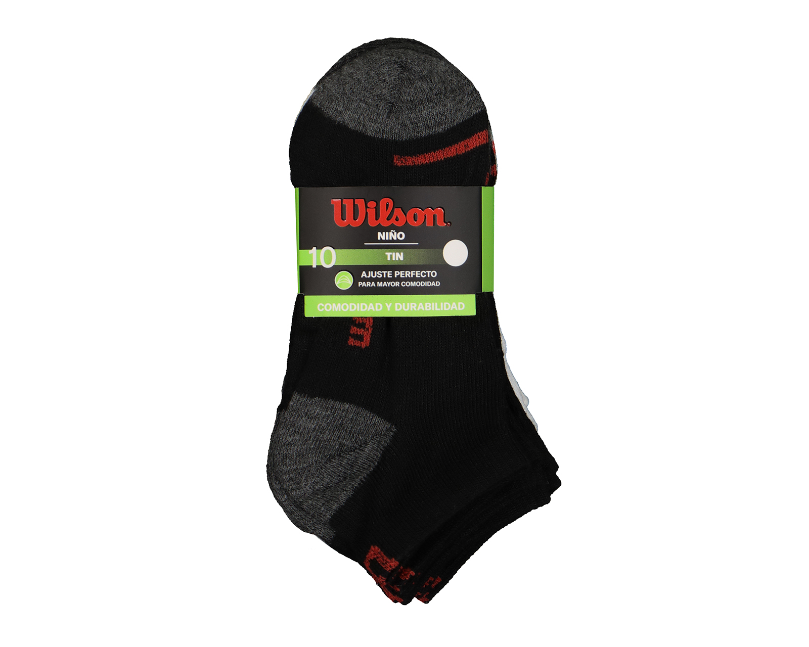 Foto 4 pulgar | Foto 3 | Calcetas Deportivas Tines Wilson para Niño 10 Pares