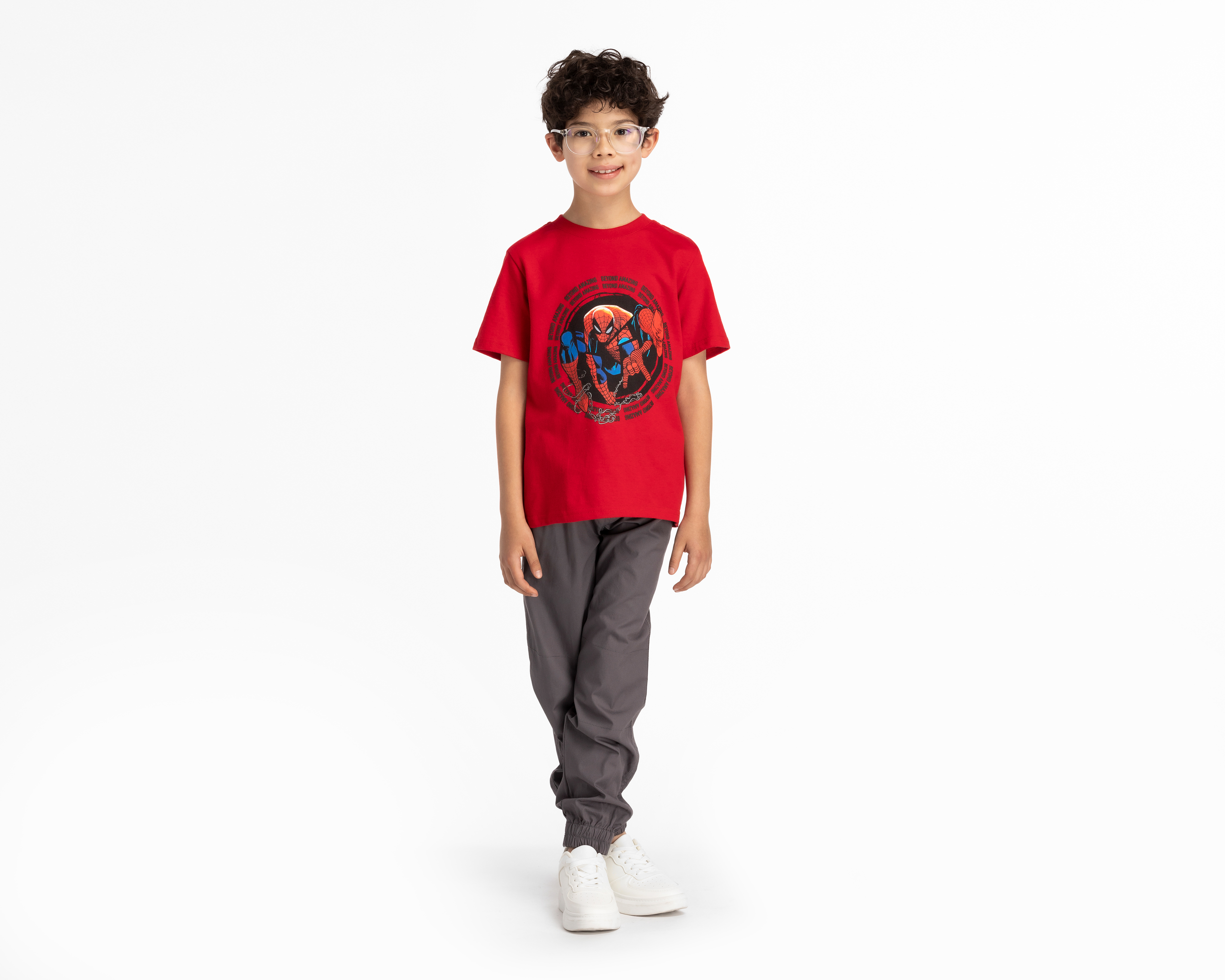 Foto 4 pulgar | Foto 3 | Playera Marvel Spider-Man Manga Corta para Niño