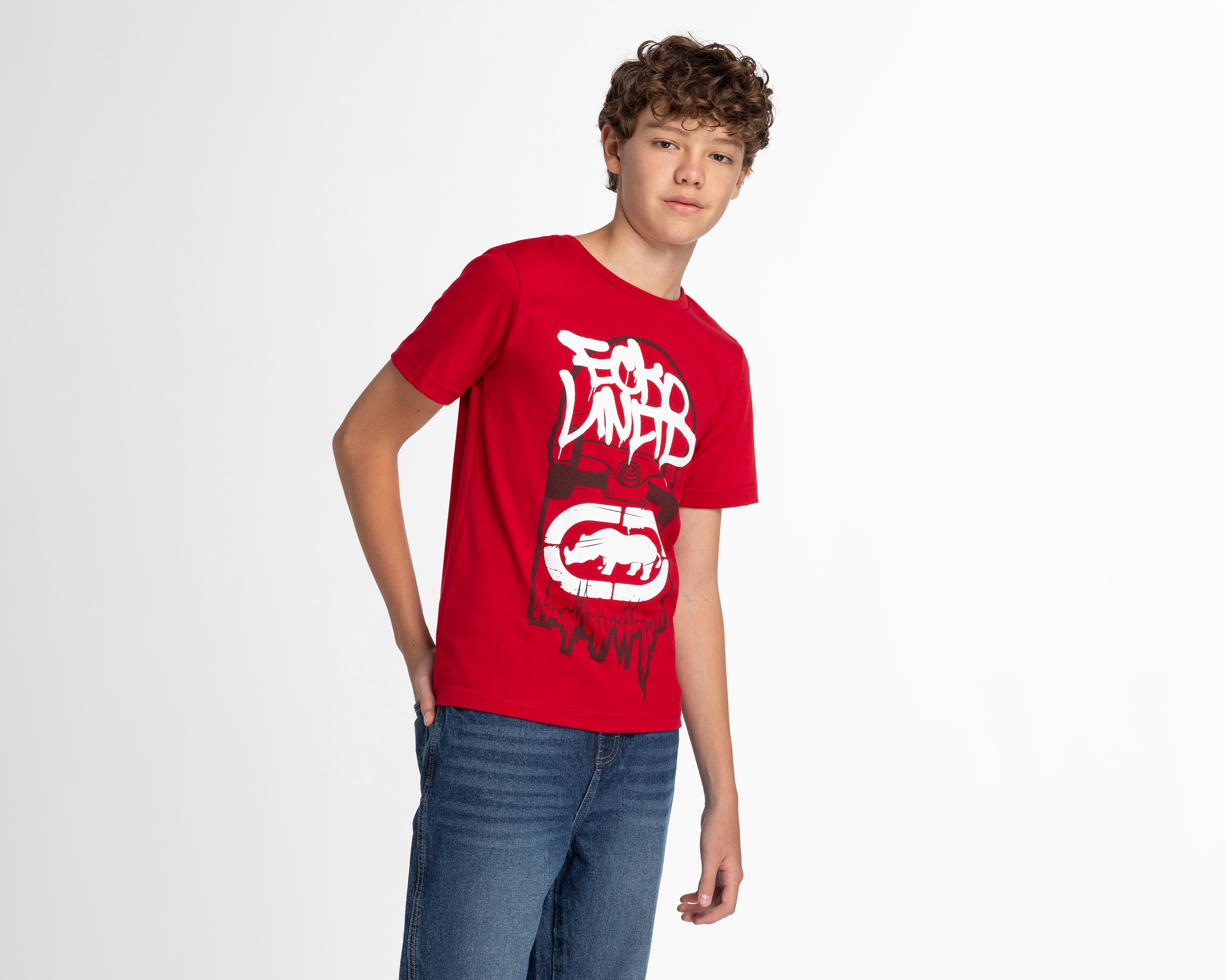 Playera Eckó Unltd. Manga Corta Estampada Juvenil