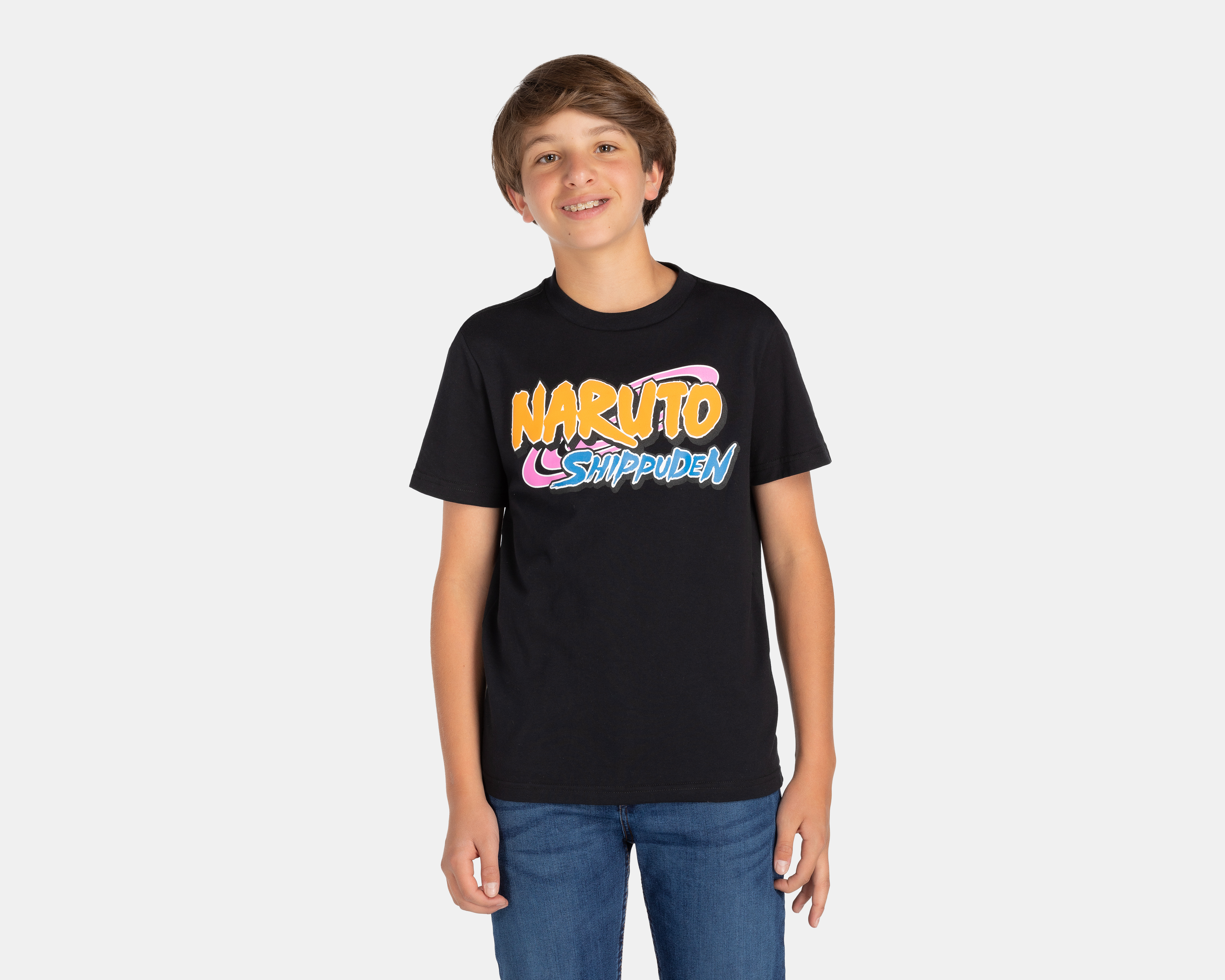 Playera Naruto Manga Corta Estampada Juvenil