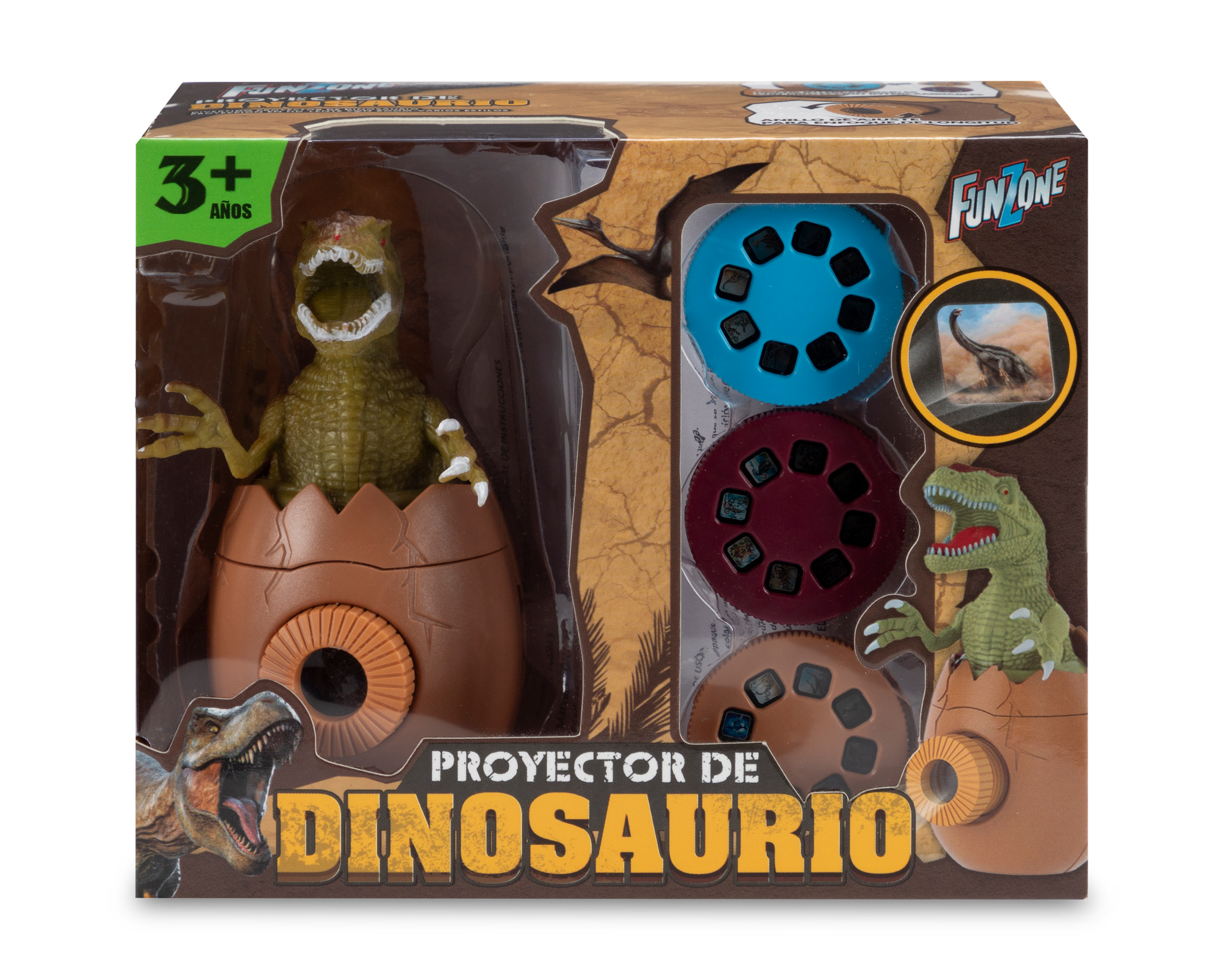 Foto 2 pulgar | Foto 1 | Proyector de Dinosaurio Funzone con Discos Intercambiables