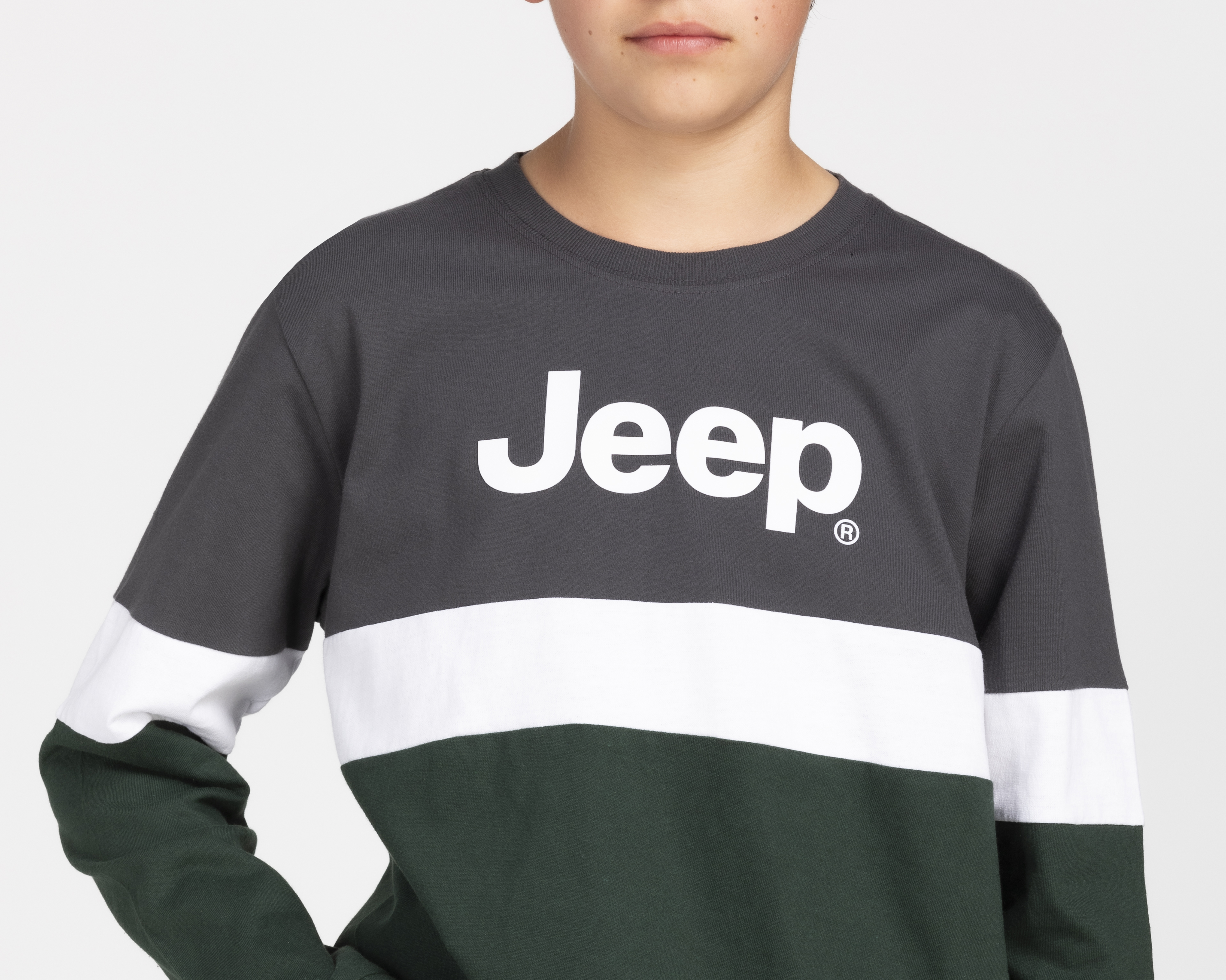 Foto 5 pulgar | Foto 4 | Playera Jeep Manga Larga Estampada Juvenil