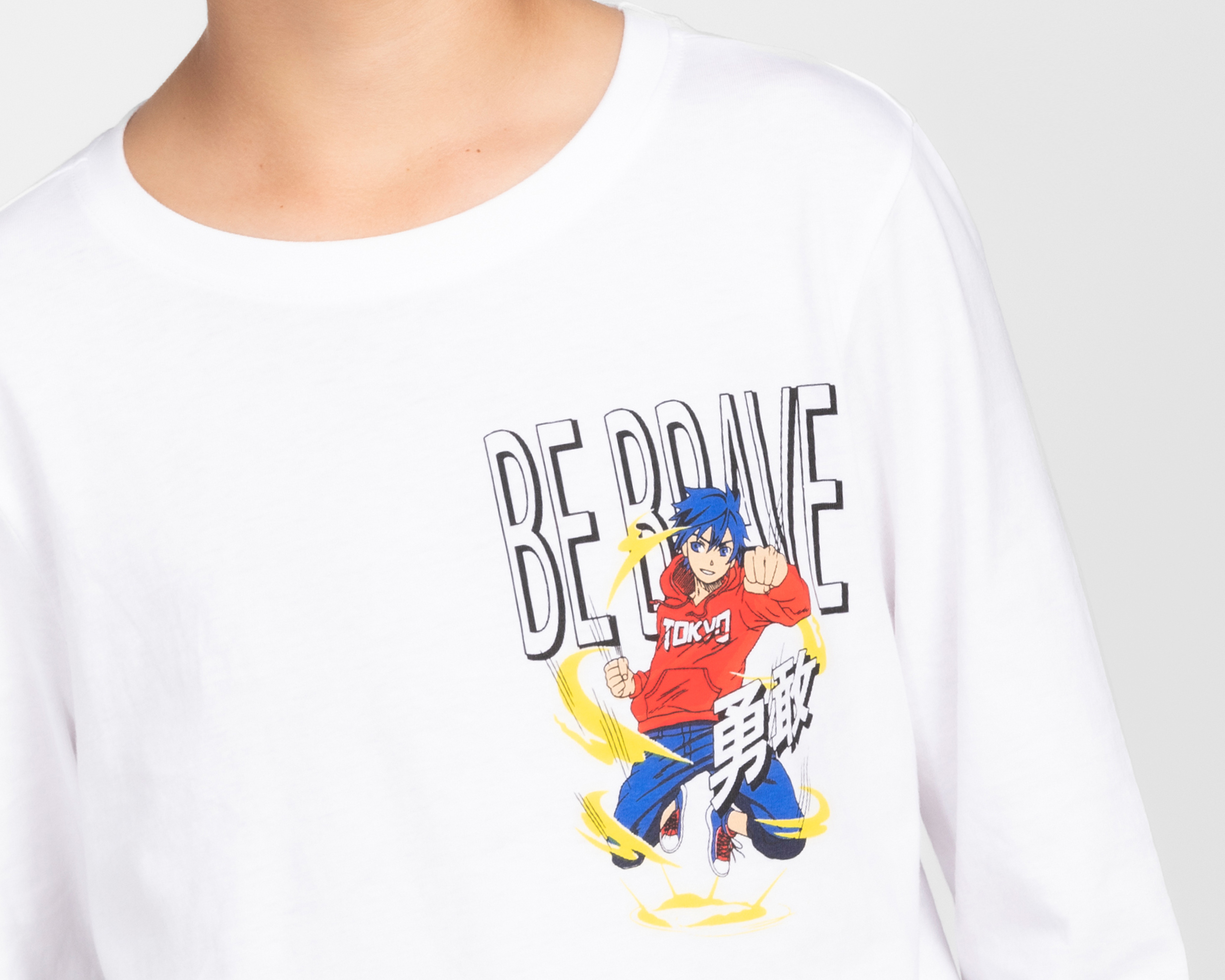 Foto 4 pulgar | Foto 3 | Playera Neo*City Manga Larga Estampada Juvenil