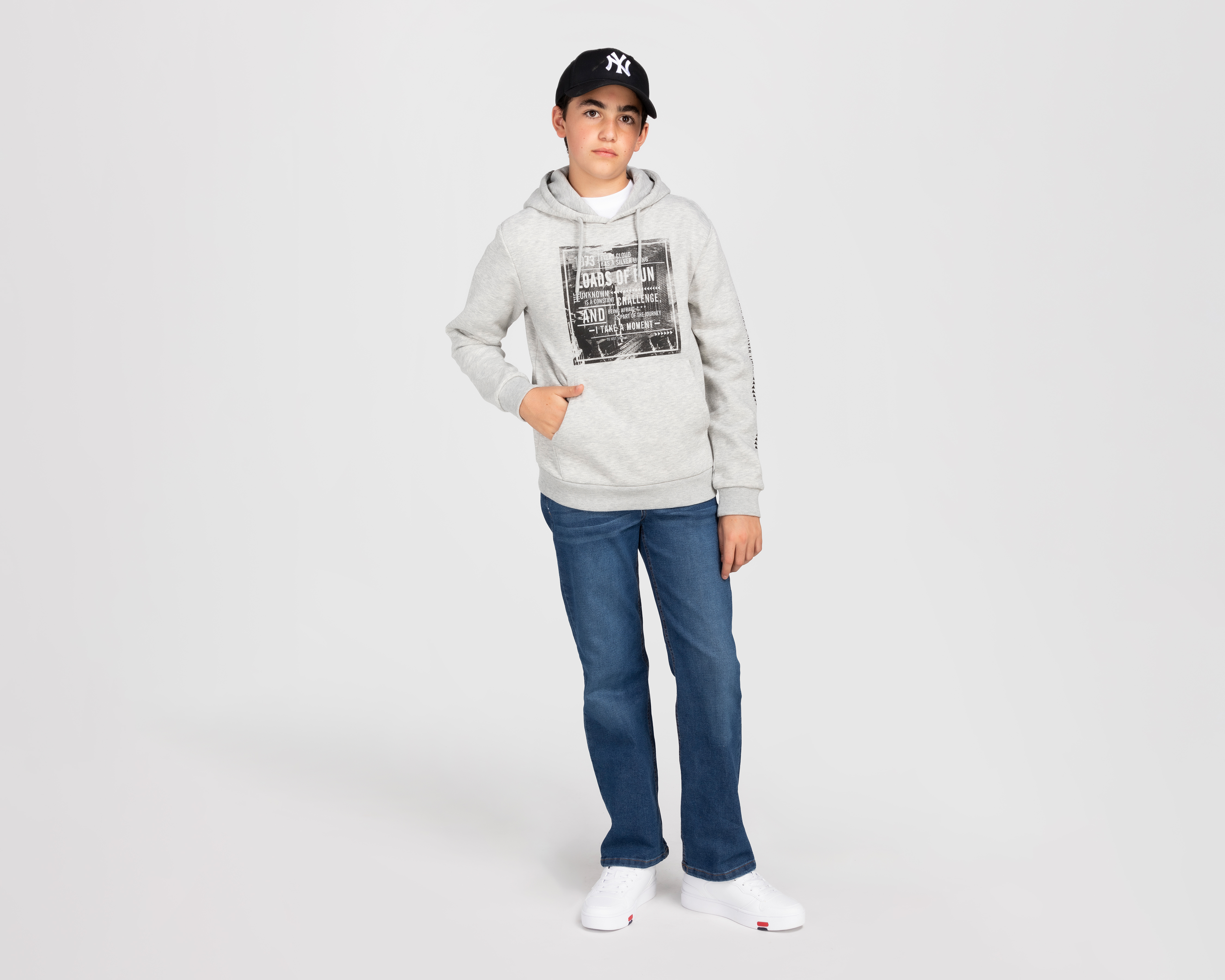Foto 5 pulgar | Foto 4 | Sudadera con Gorro Neo*City Juvenil