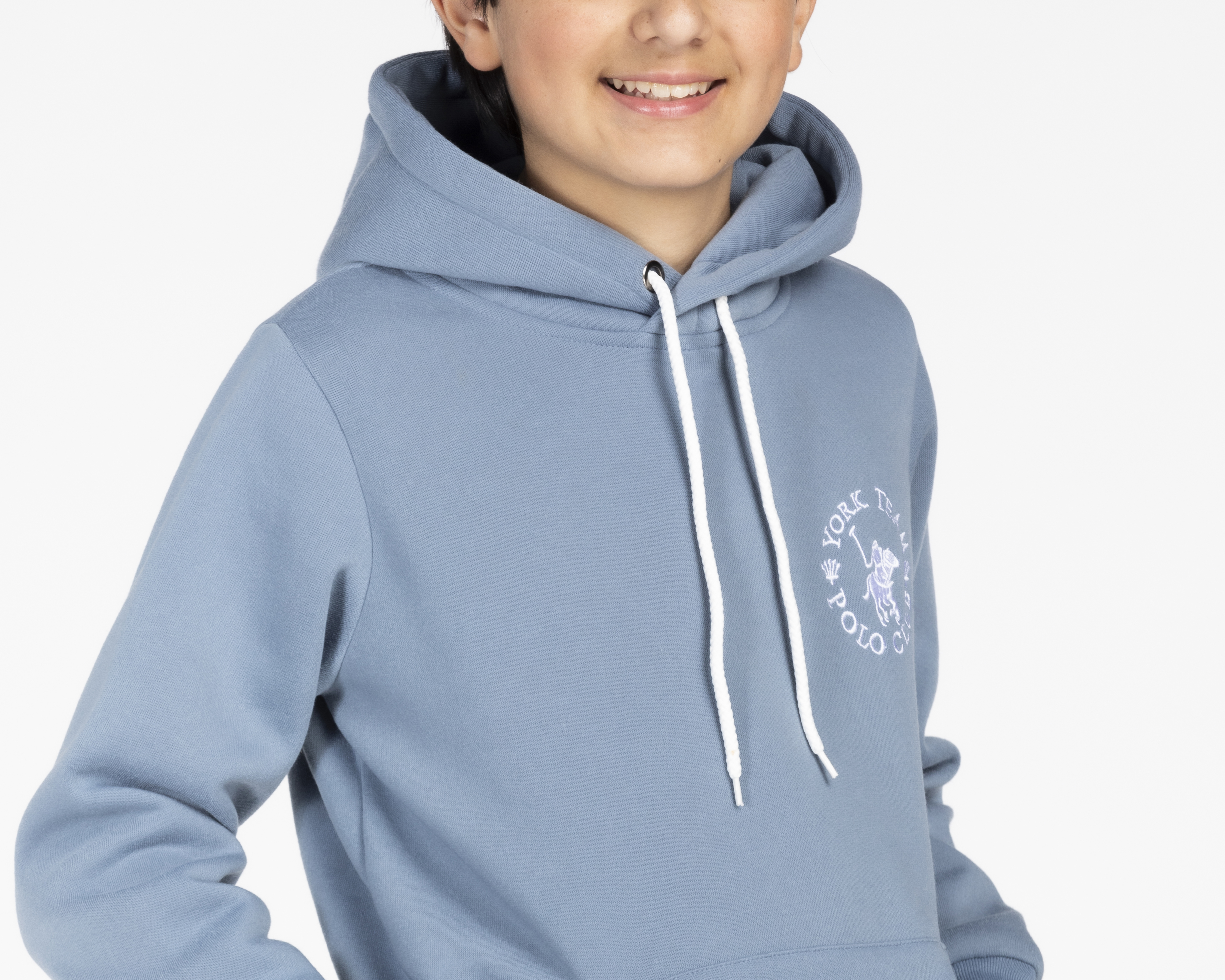 Foto 5 pulgar | Foto 4 | Sudadera York Team Polo Club con Gorro Juvenil