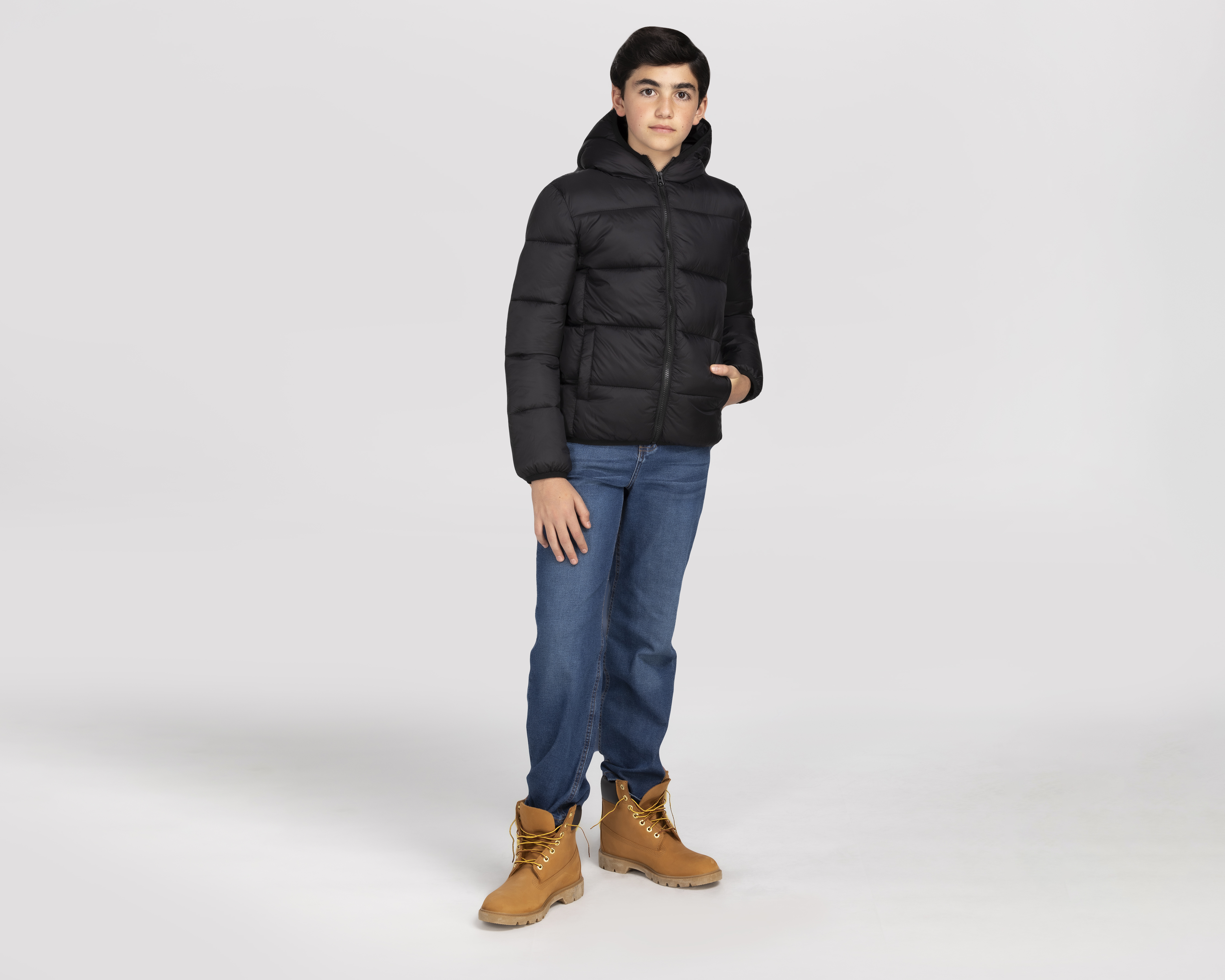 Foto 4 pulgar | Foto 3 | Chamarra Neo*City con Gorro para Niño