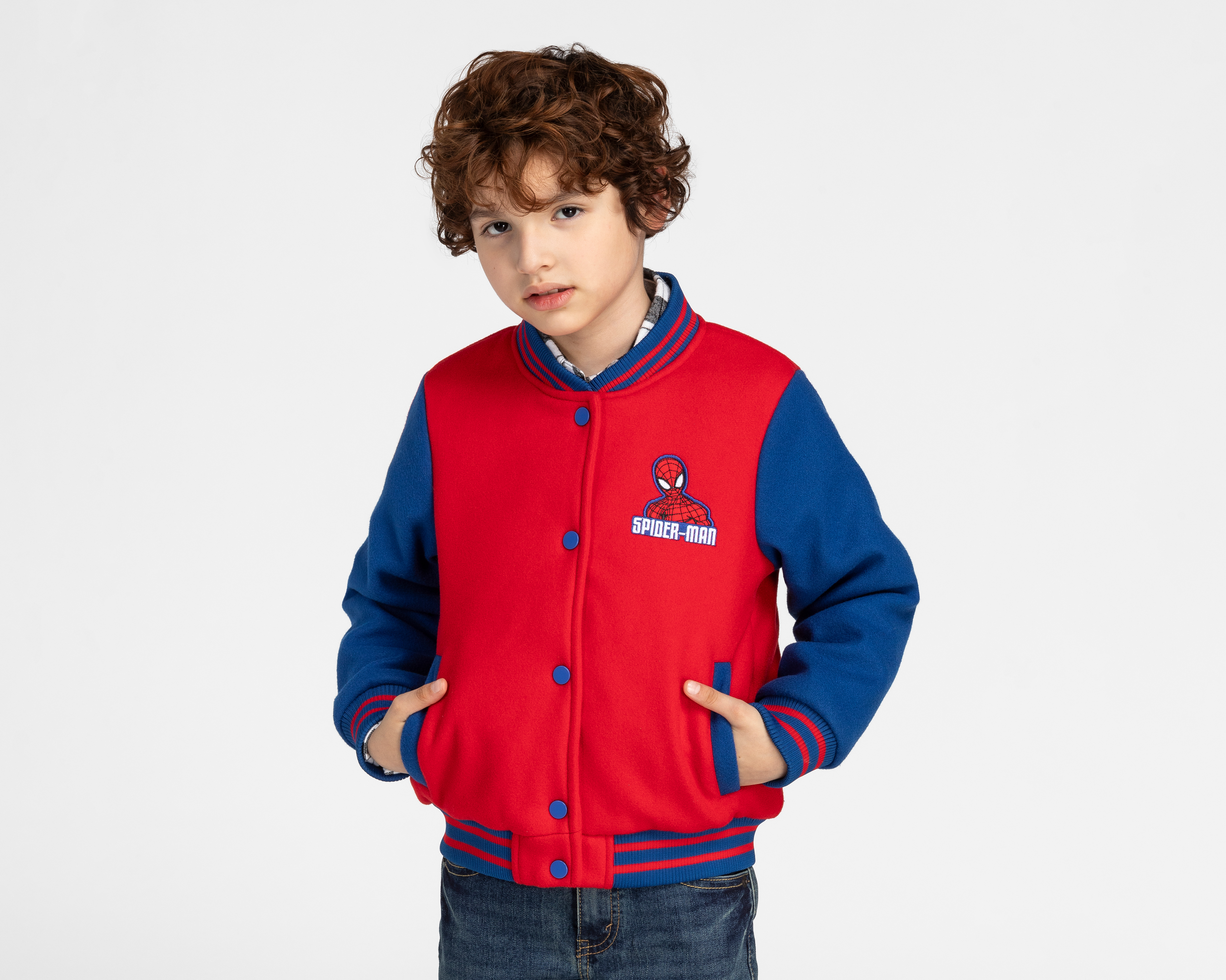 Foto 2 pulgar | Foto 1 | Chamarra Marvel Spider-Man para Niño