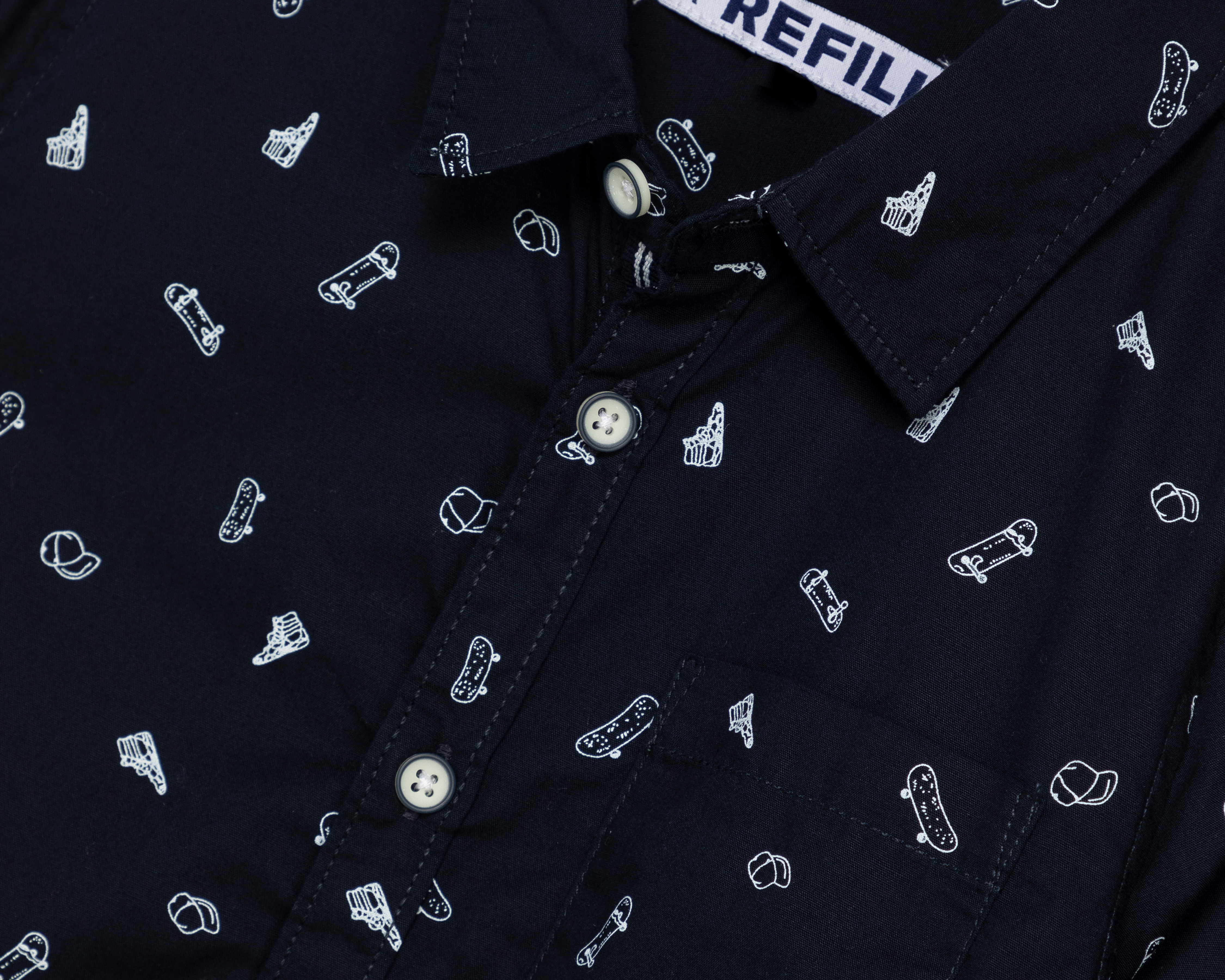 Foto 3 | Foto 3 | Camisa Refill Manga Larga Estampada para Niño