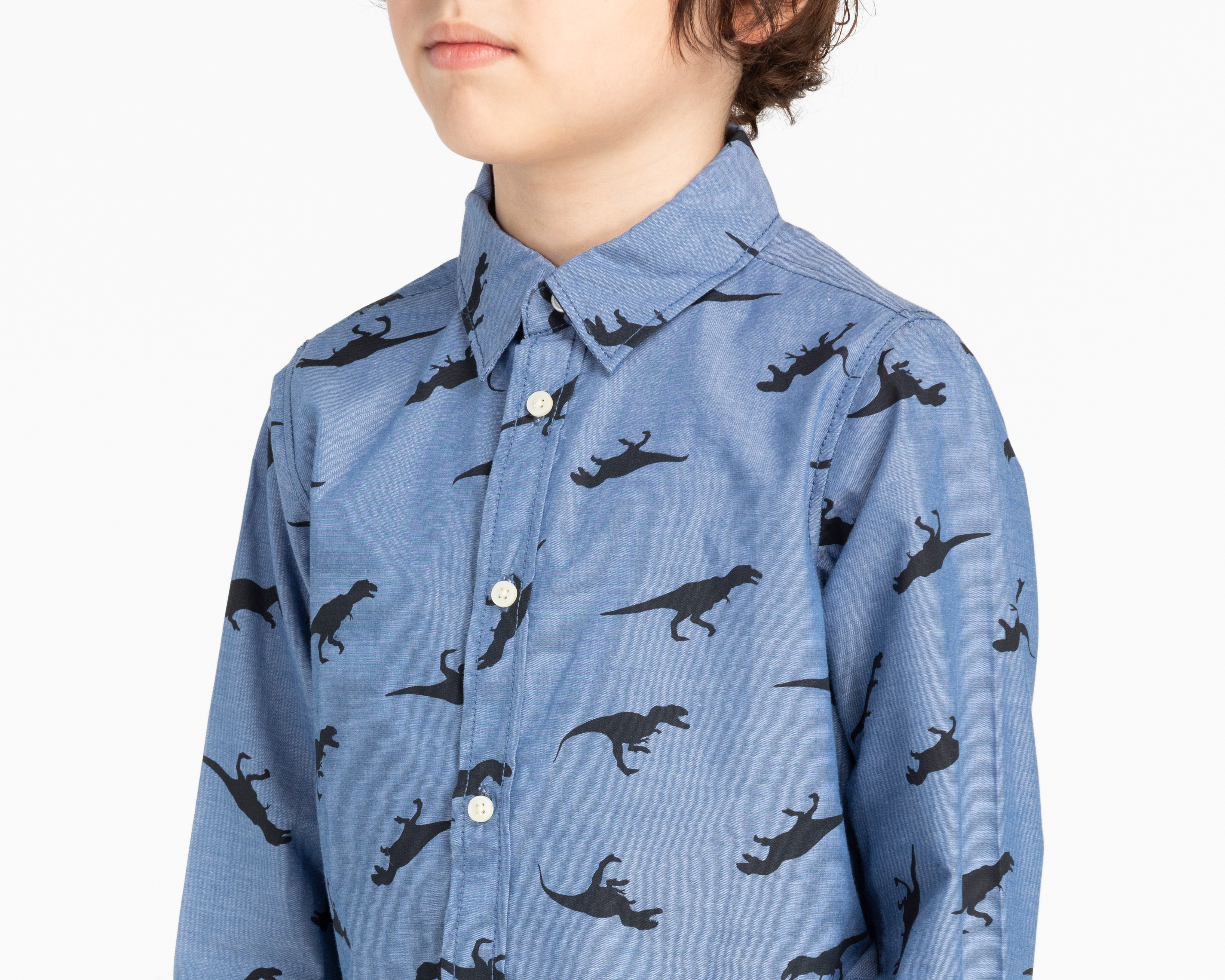 Foto 5 pulgar | Foto 4 | Camisa Refill Manga Larga con Print de Dinosaurio para Niño