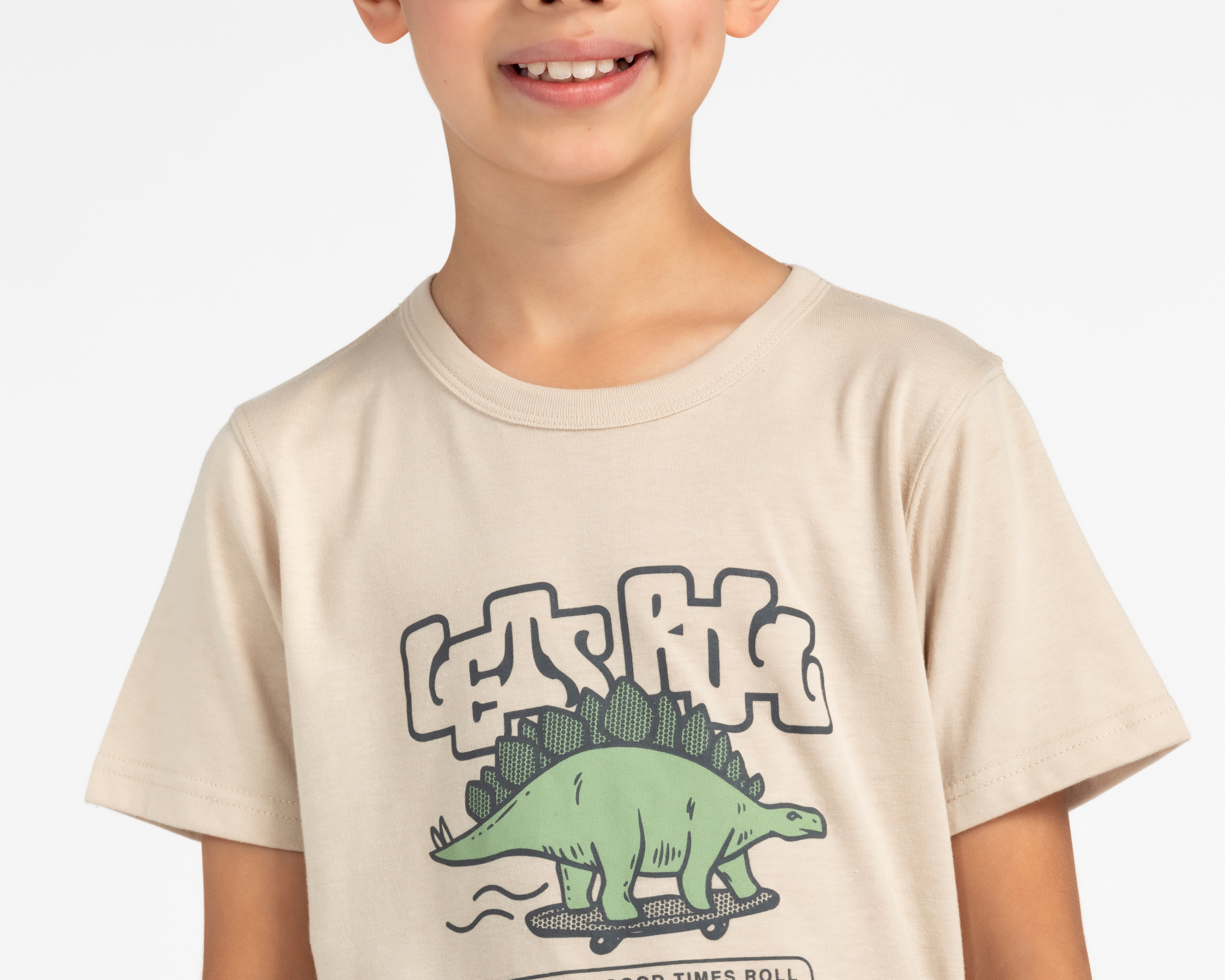 Foto 5 pulgar | Foto 4 | Playera Refill Manga Corta con Print de Dinosaurio para Niño