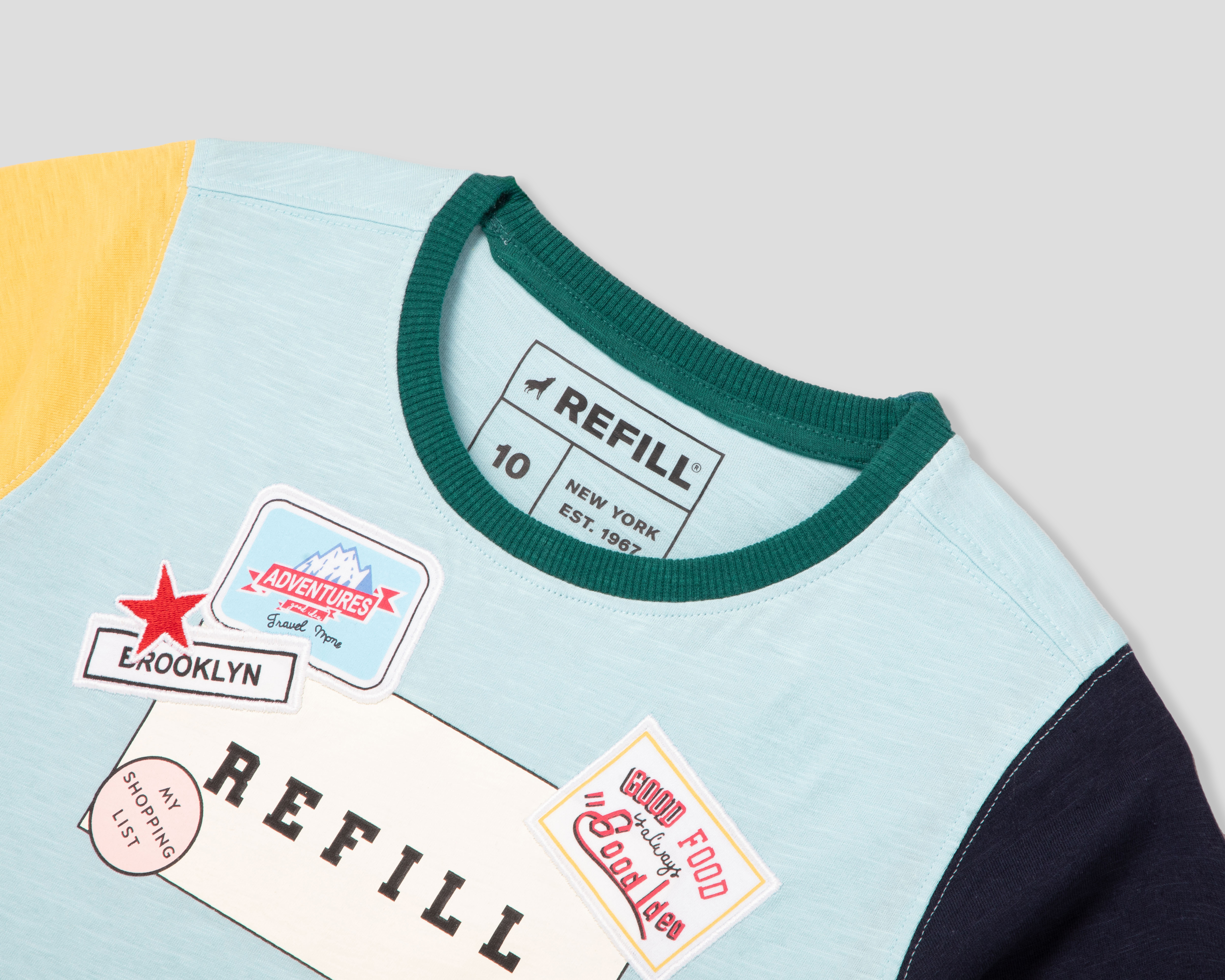 Foto 4 pulgar | Foto 3 | Playera Refill Manga Corta Estampada para Niño