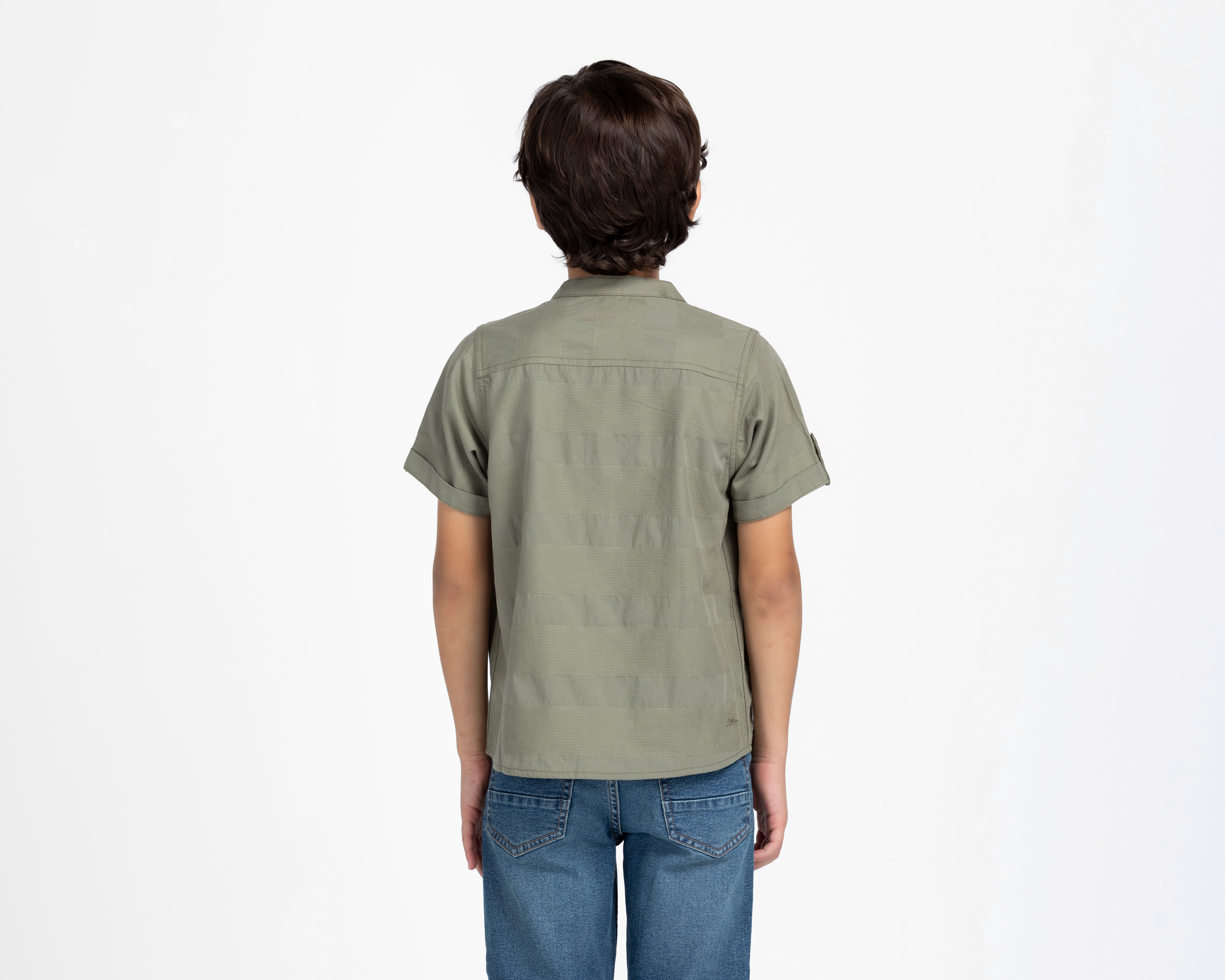 Foto 3 | Foto 3 | Camisa Refill Manga Corta a Rayas para Niño