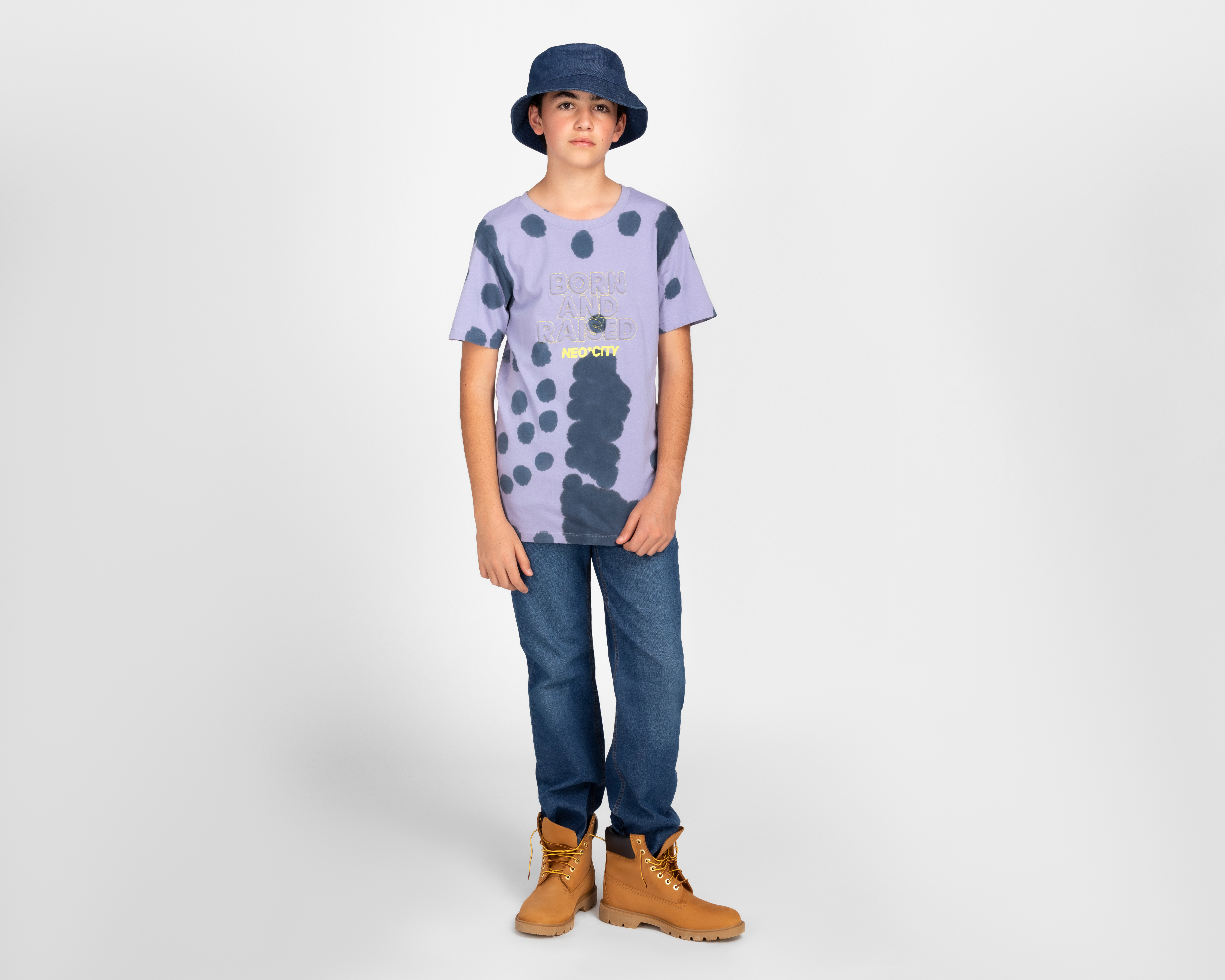 Foto 3 | Foto 3 | Playera Neo*City Manga Corta Tie Dye para Niño