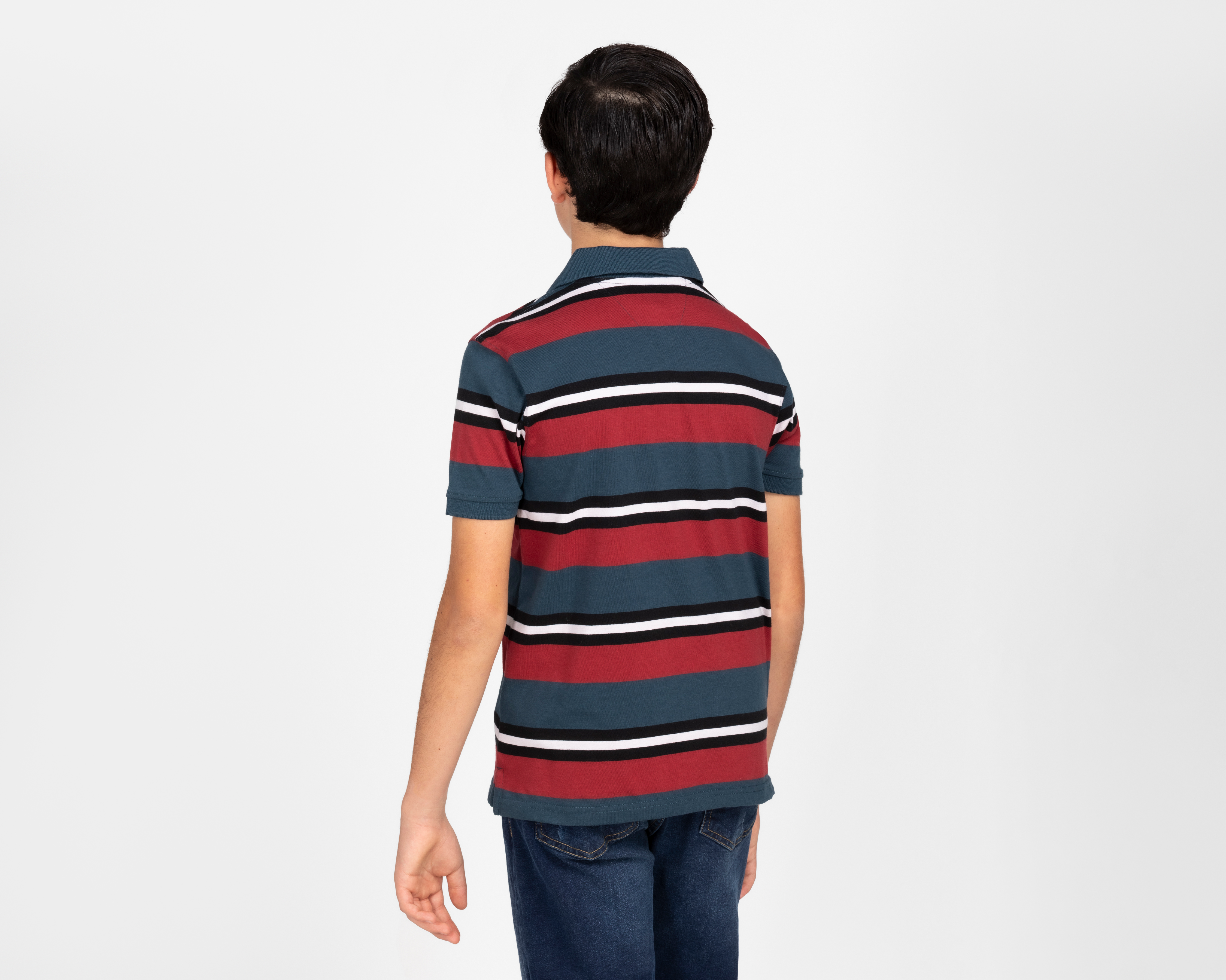 Foto 2 | Foto 2 | Playera Refill Manga Corta a Rayas para Niño