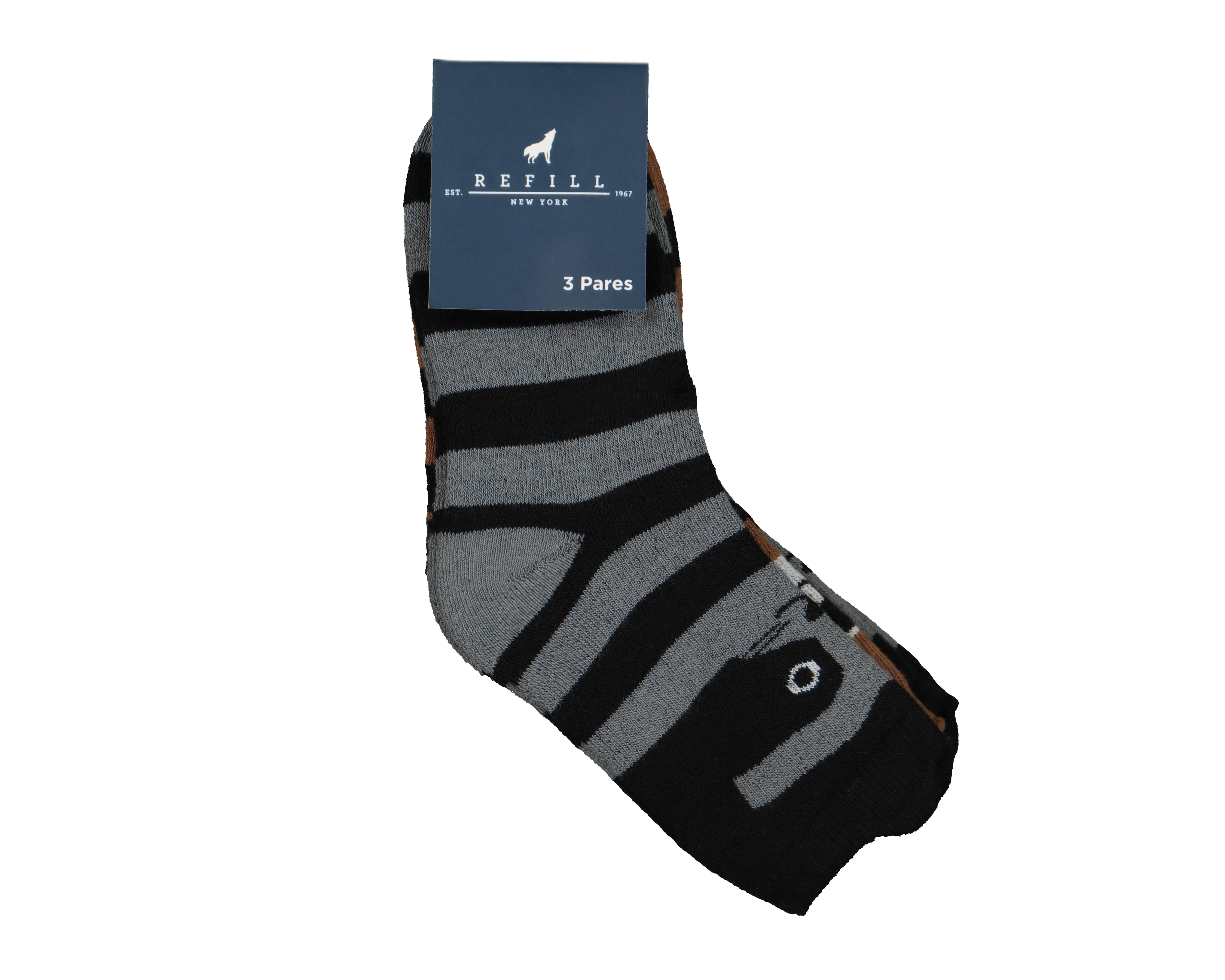 Foto 3 | Foto 3 | Calcetas Largas Refill para Niño 3 Pares