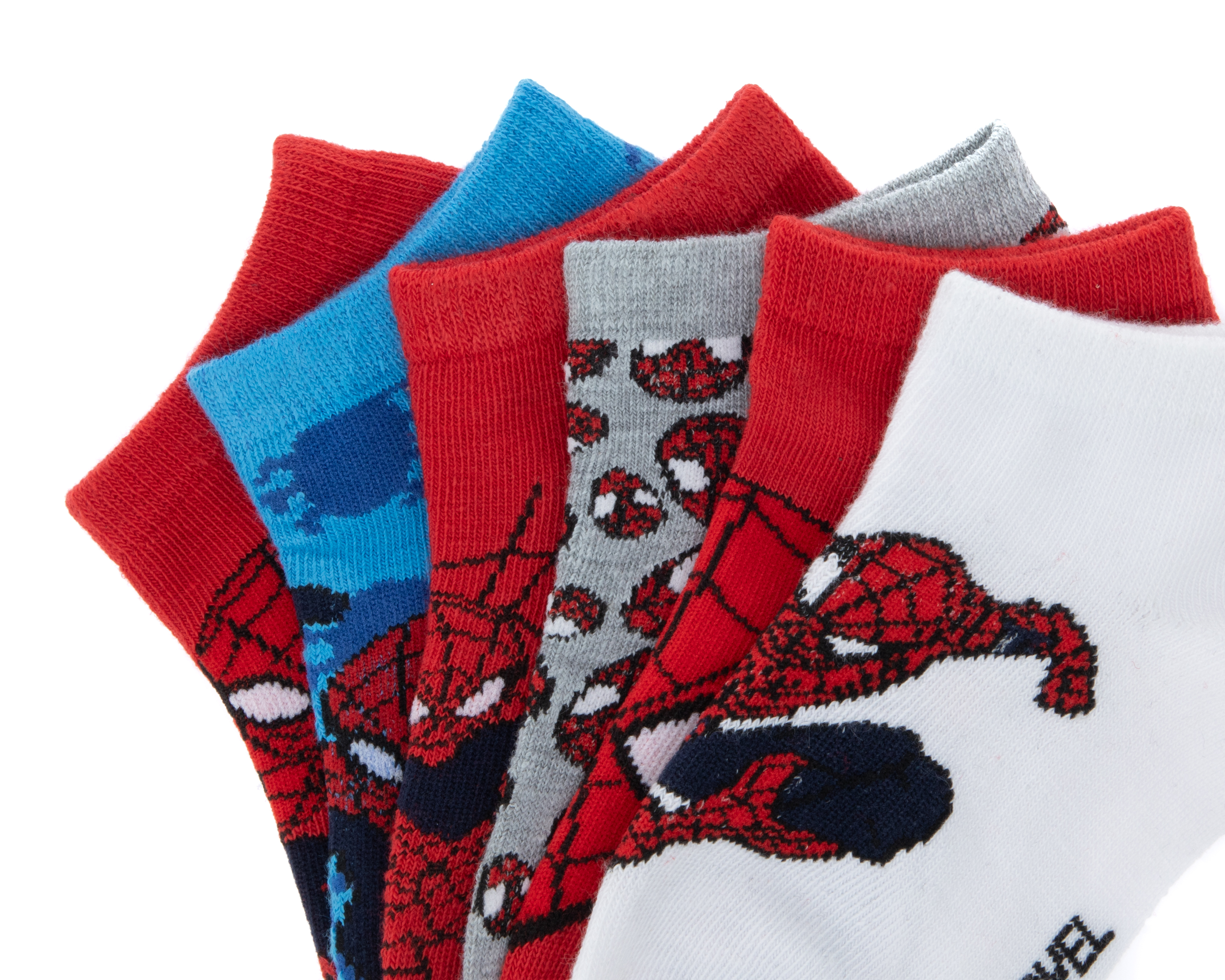 Foto 3 pulgar | Foto 2 | Calcetas Cortas Marvel Spider-Man para Niño 6 Pares