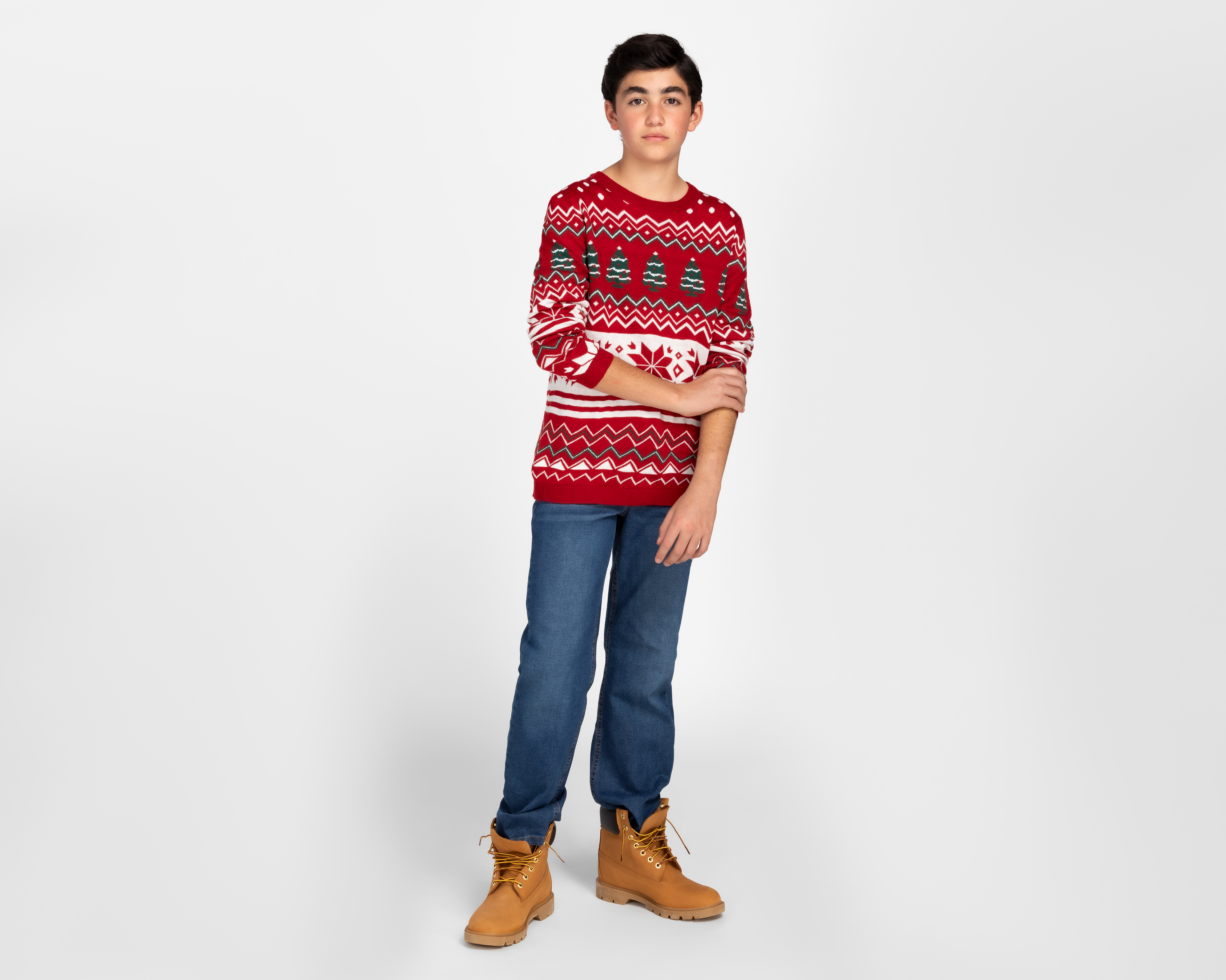 Foto 4 pulgar | Foto 3 | Suéter Navideño Refill para Niño
