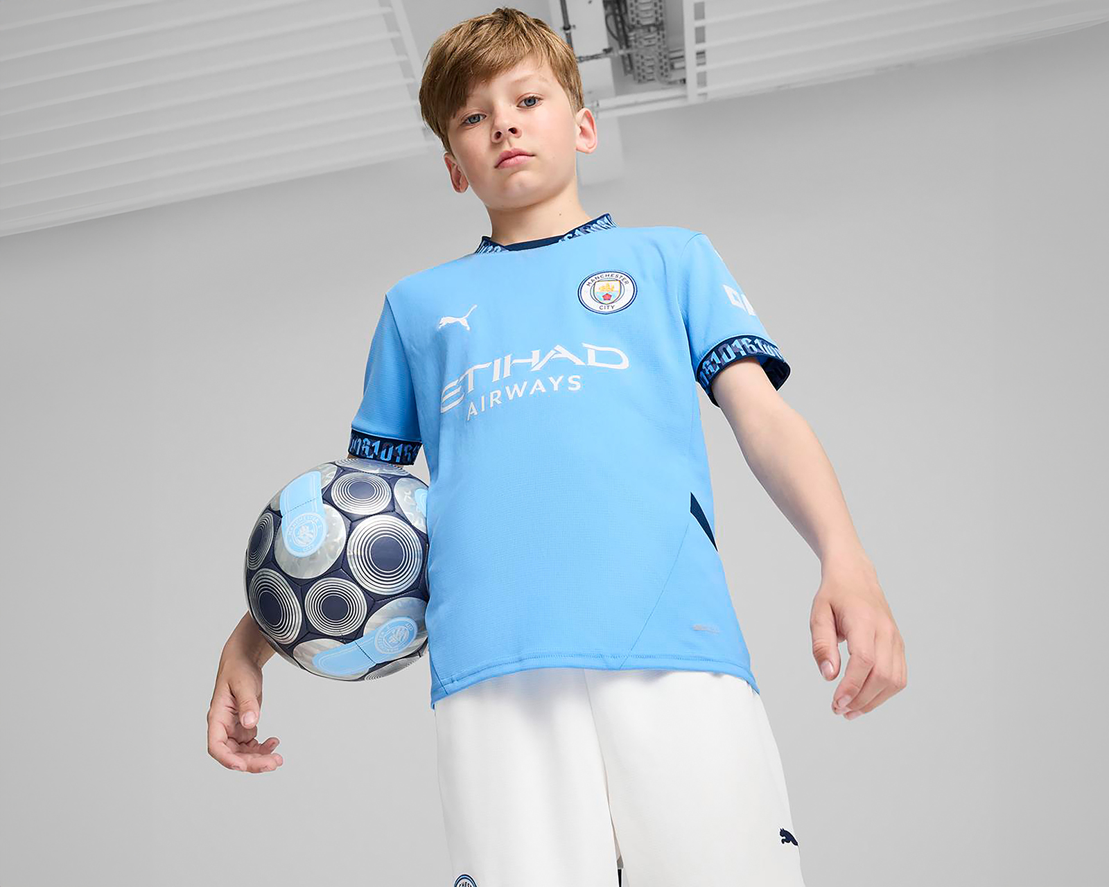 Foto 4 pulgar | Foto 3 | Jersey Puma Manchester City Local 24/25 Juvenil