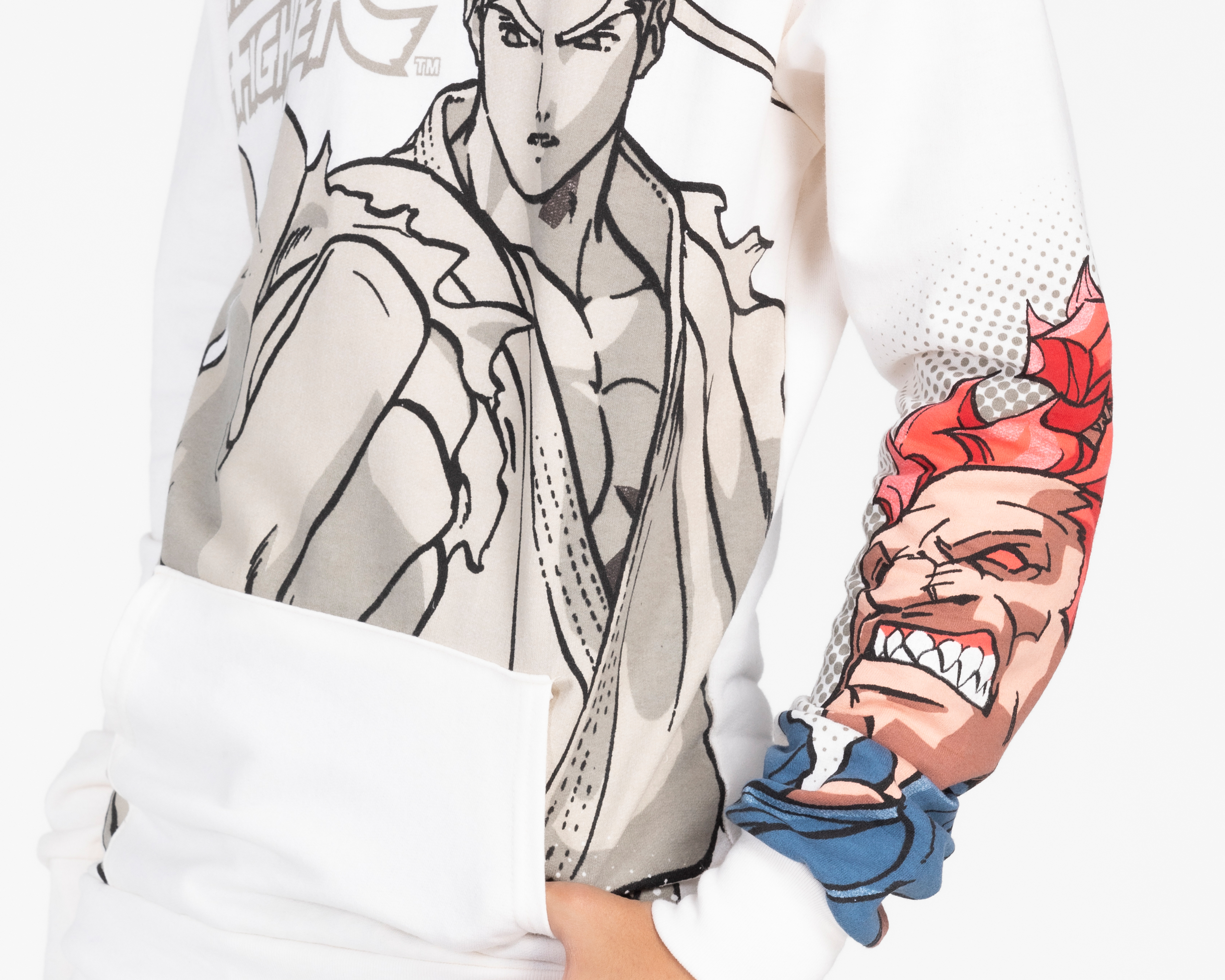 Foto 4 pulgar | Foto 3 | Sudadera con Gorro Street Fighter para Niño