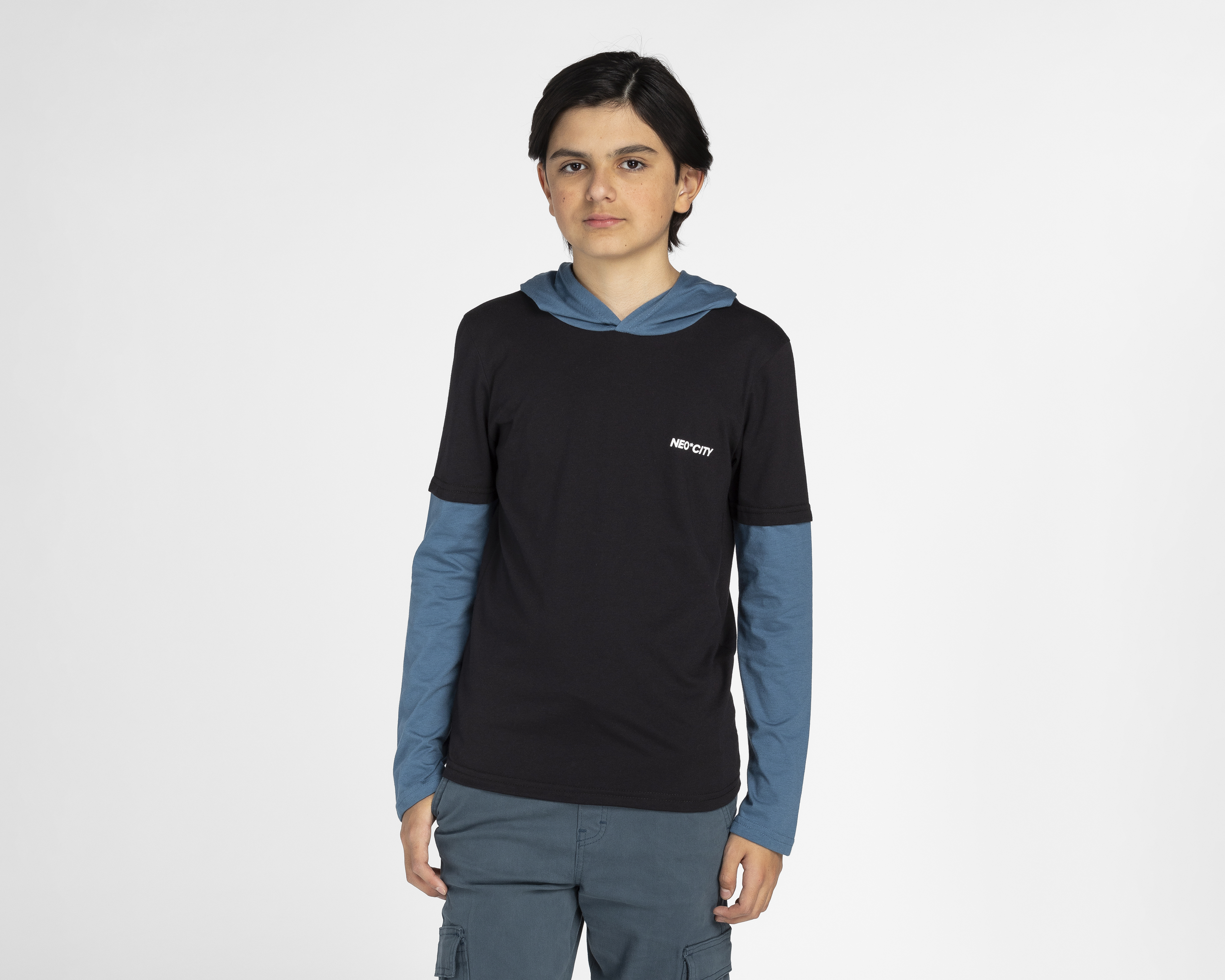 Playera Neo*City Manga Larga para Niño