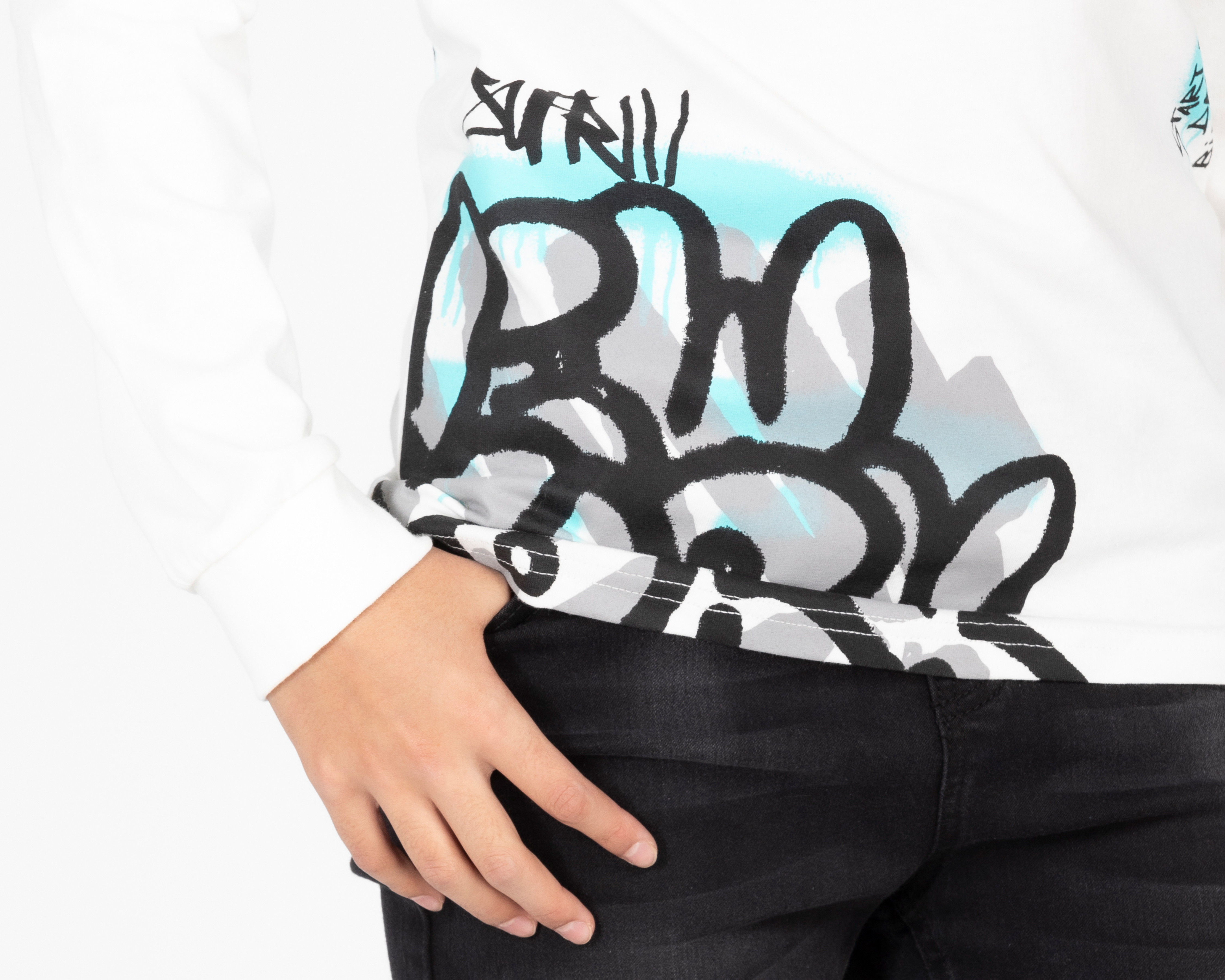 Foto 5 | Foto 5 | Playera Neo*City Manga Larga Juvenil