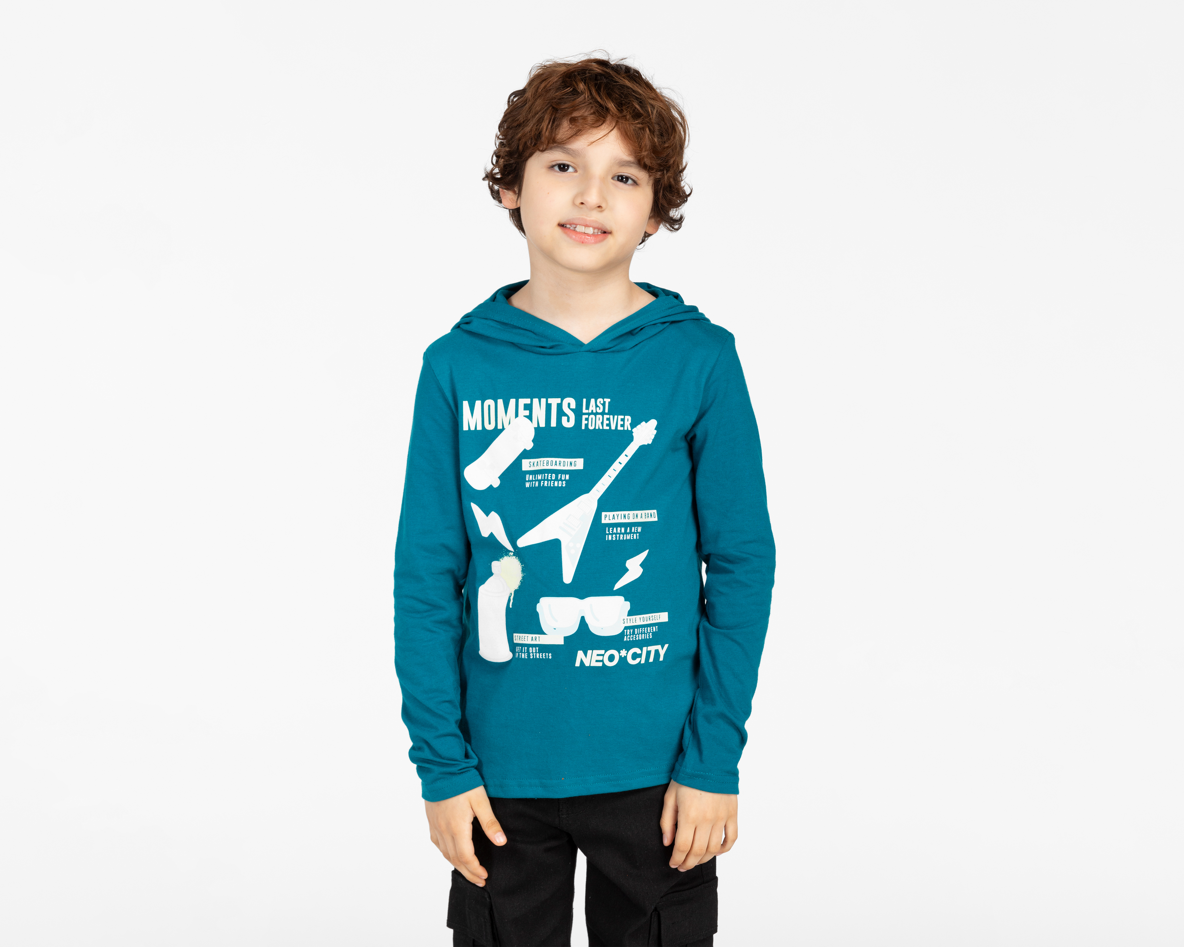 Foto 1 | Foto 1 | Playera Refill Manga Larga Estampada para Niño