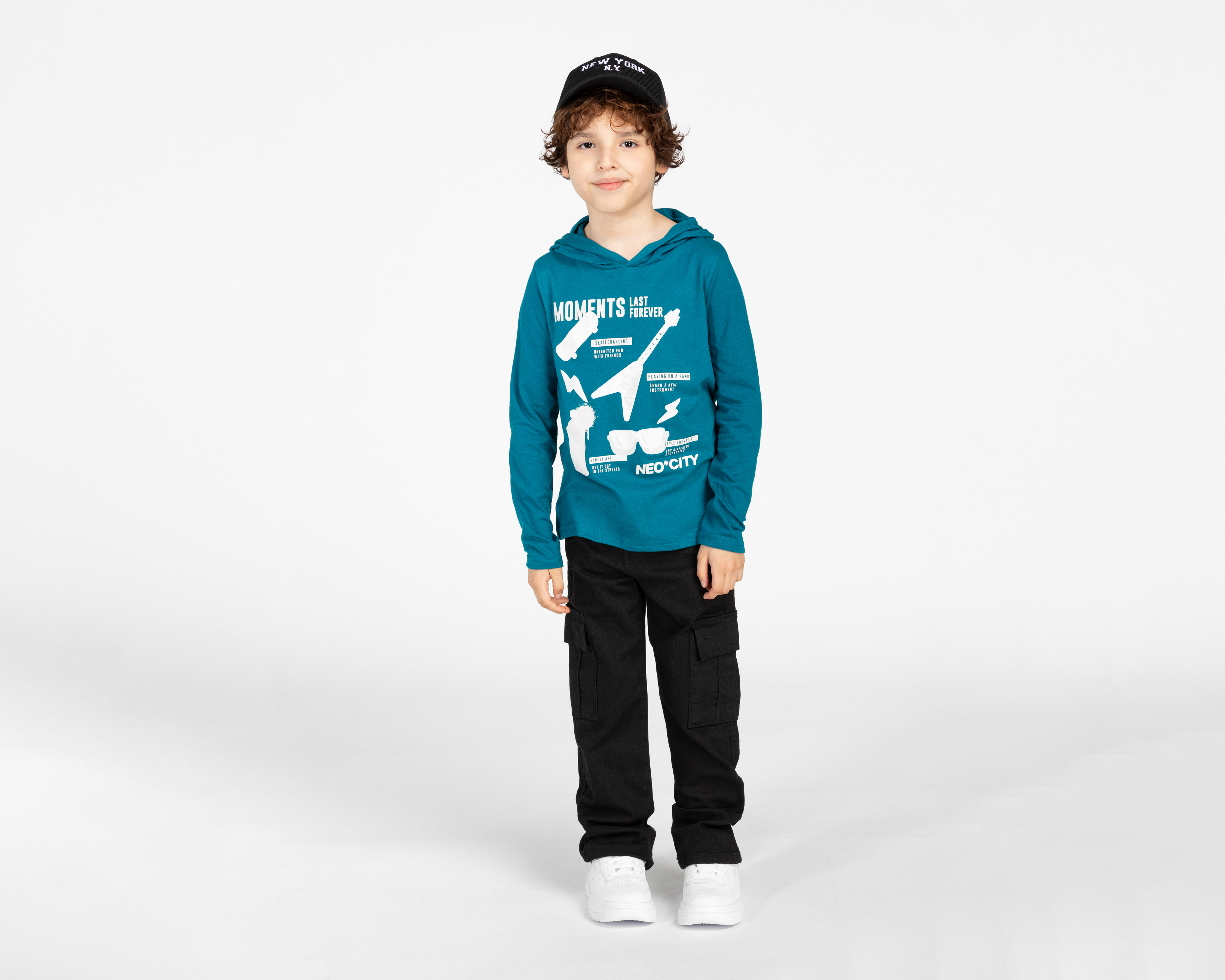 Foto 3 | Foto 3 | Playera Refill Manga Larga Estampada para Niño