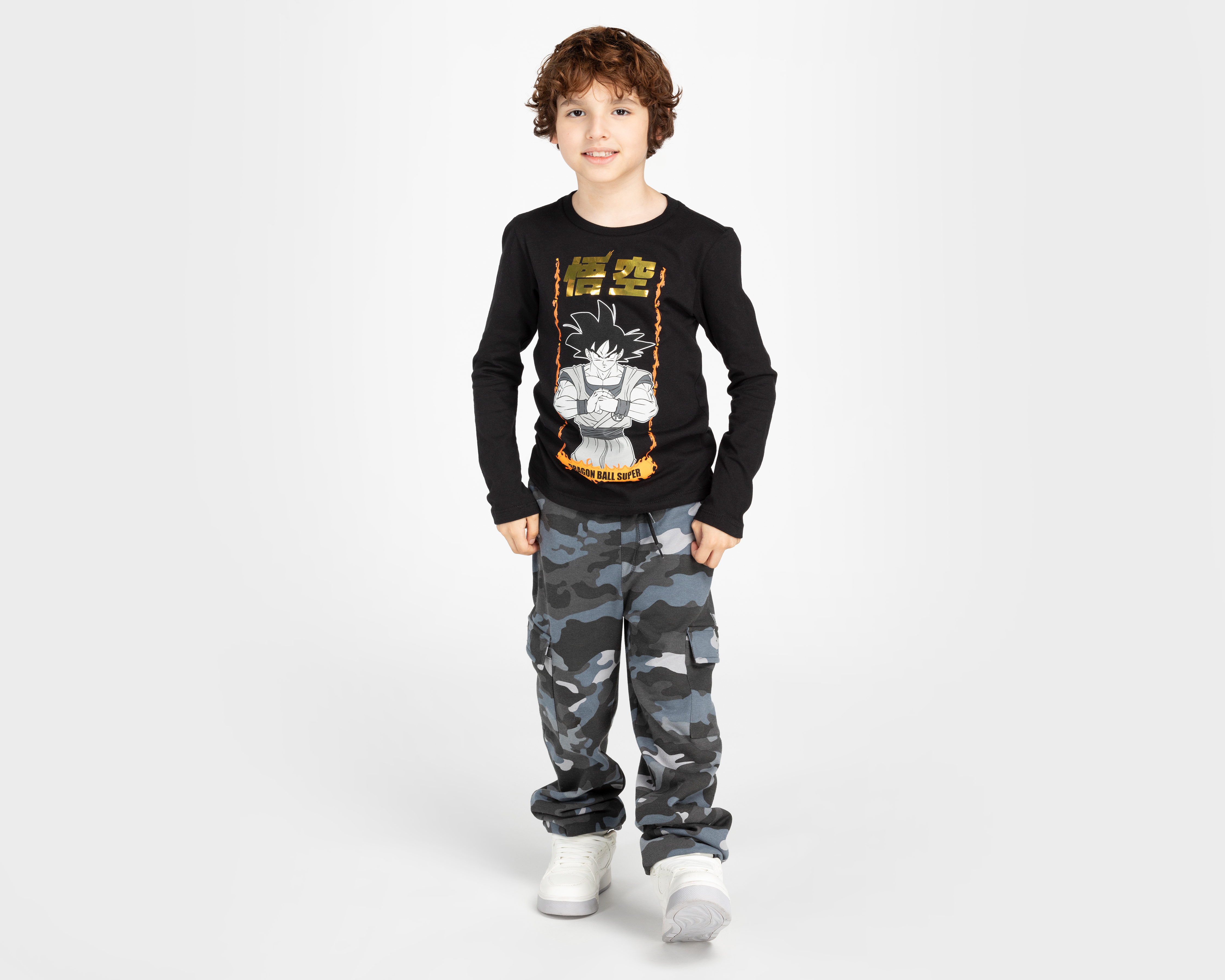 Foto 3 | Foto 3 | Playera Dragon Ball Z Manga Larga Estampada para Niño