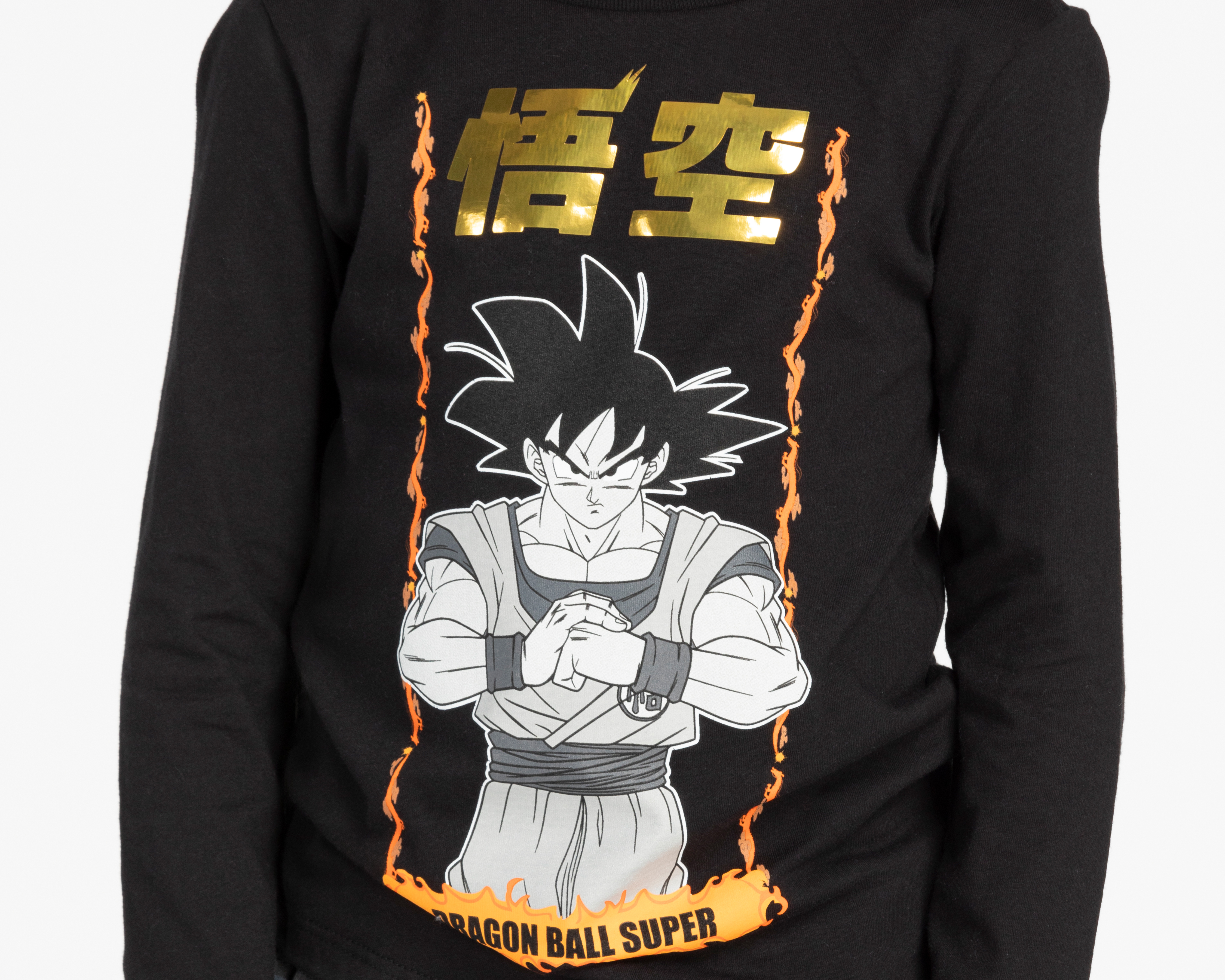 Foto 5 pulgar | Foto 4 | Playera Dragon Ball Z Manga Larga Estampada para Niño