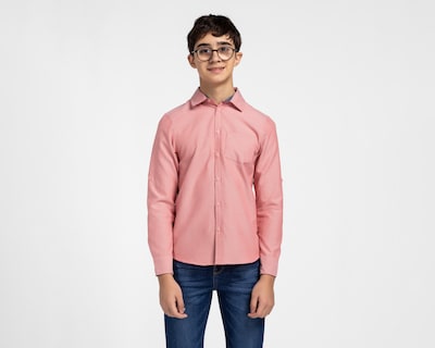 Foto 1 | Foto 1 | Camisa de Cuello Americano Rosa Refill para Niño