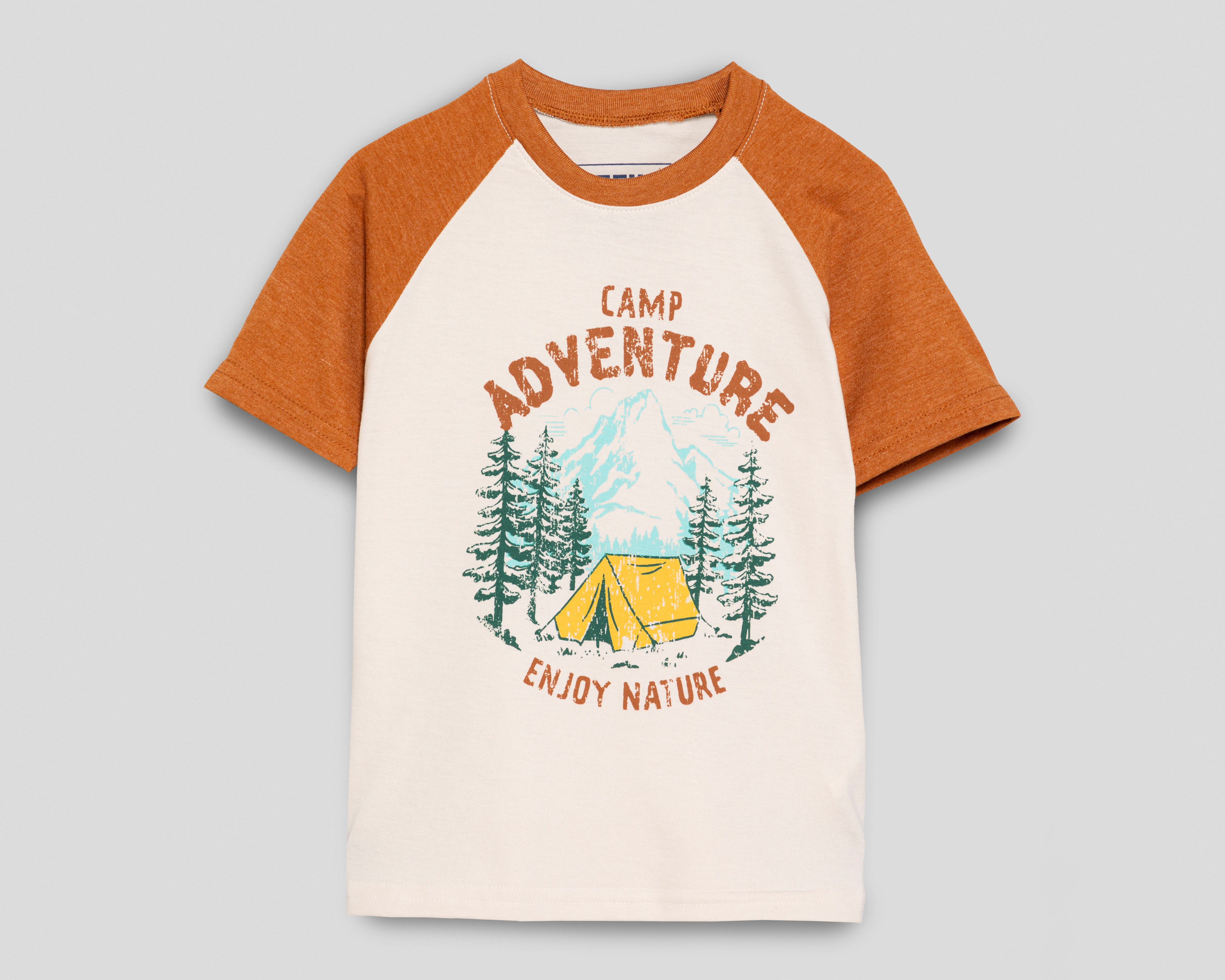 Playera Refill Manga Corta Estampada para Niño