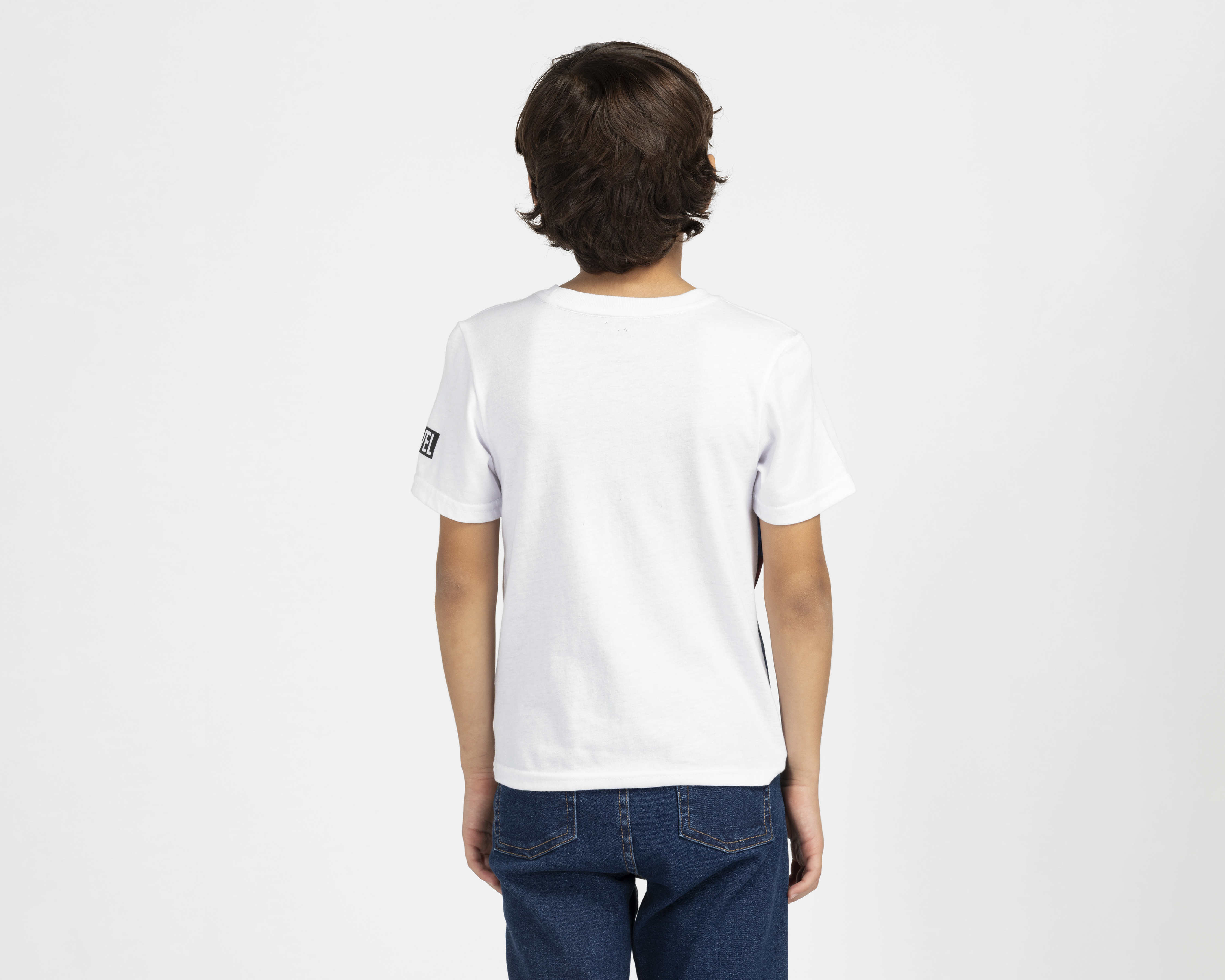 Foto 4 pulgar | Foto 3 | Playera Marvel Spider-Man Manga Corta Estampada para Niño